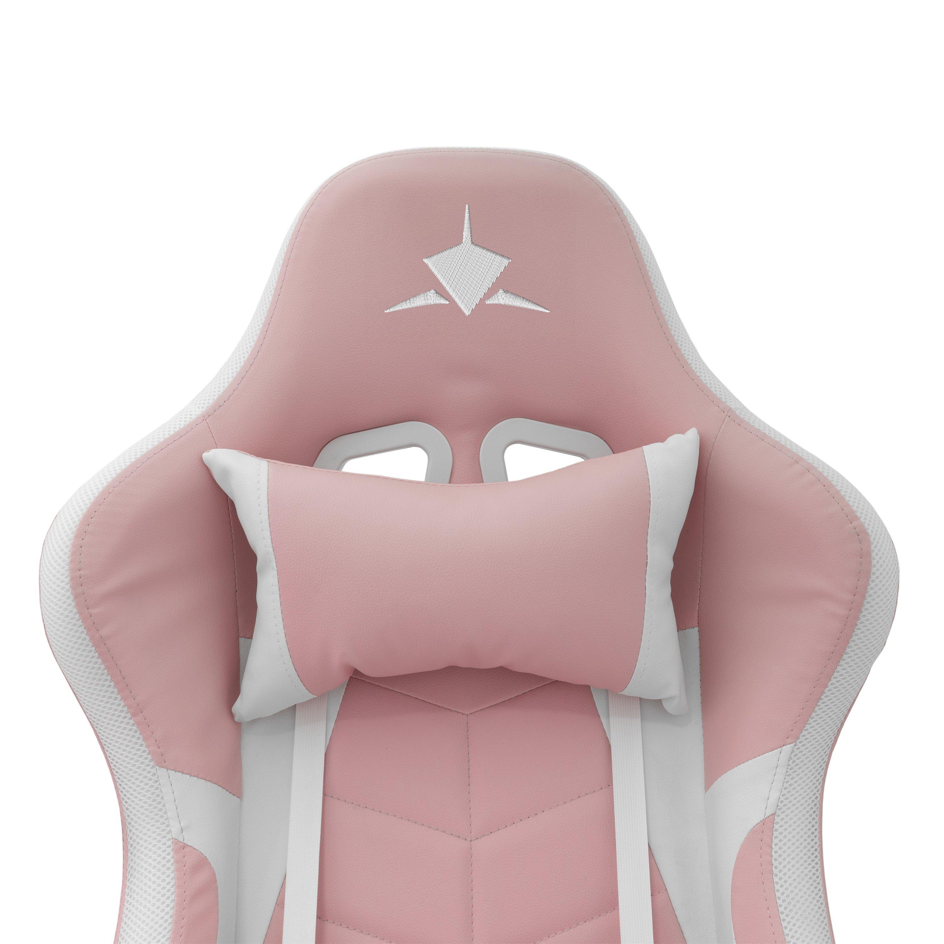 Pink - White Shark - Roxy Gaming Chair - 3