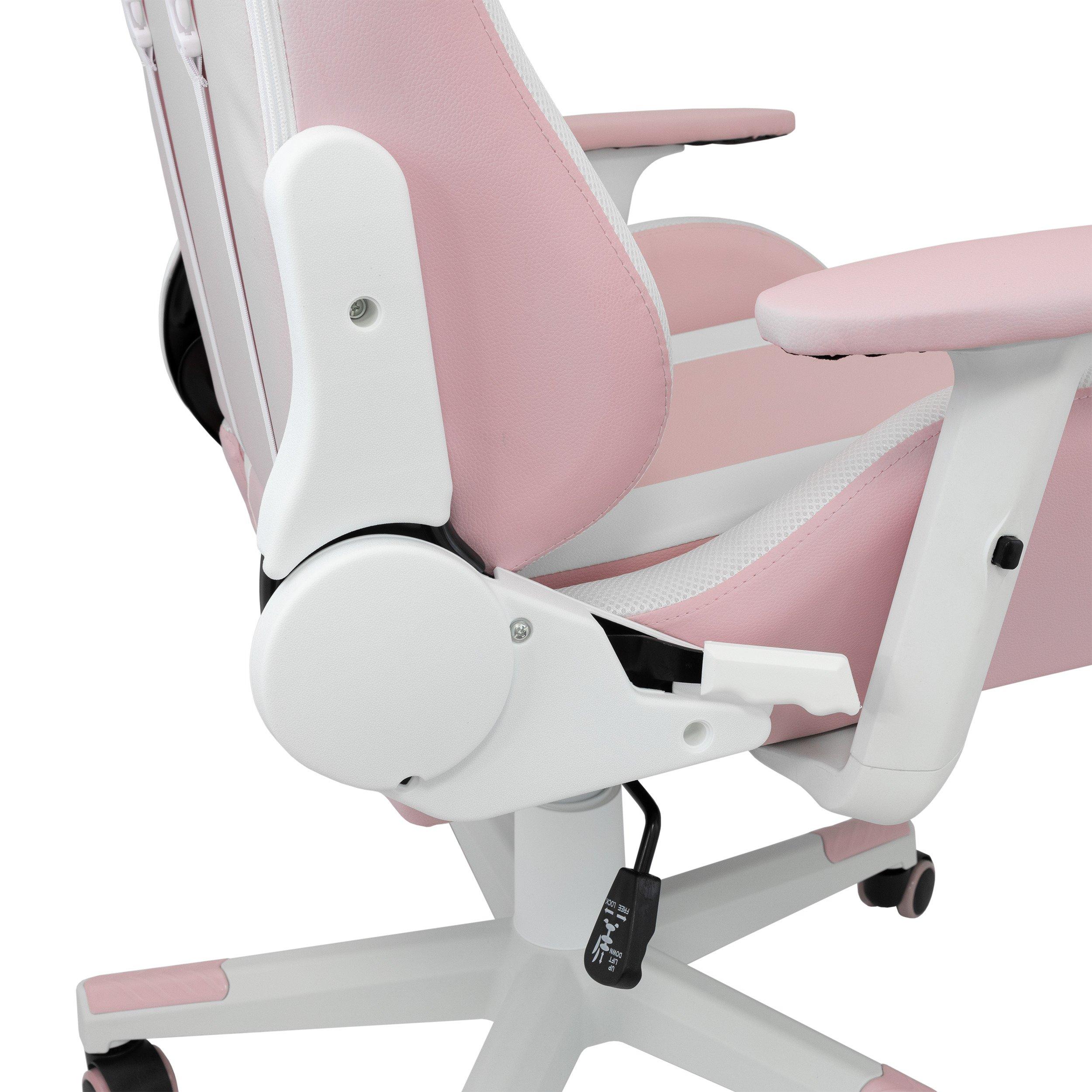 Pink - White Shark - Roxy Gaming Chair - 5