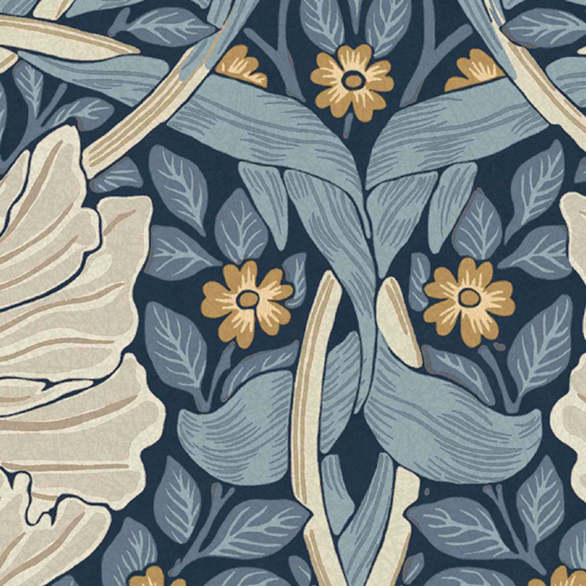 Blue - William Morris at Home - William Morris at Home Pimpernel Blue Wallpaper - 4