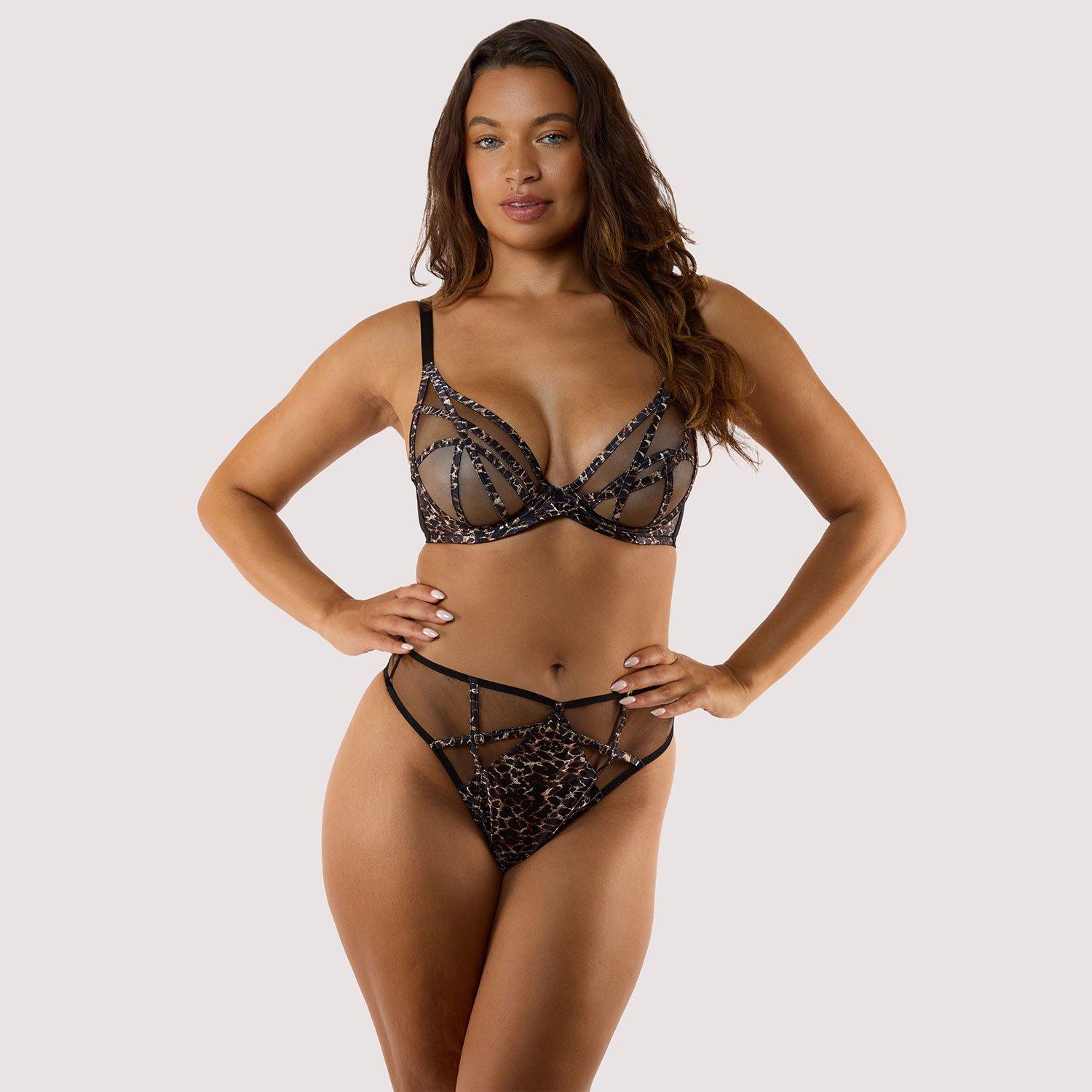 Leopard - Playful Promises - Ramona Leopard High Waist Thong - 4