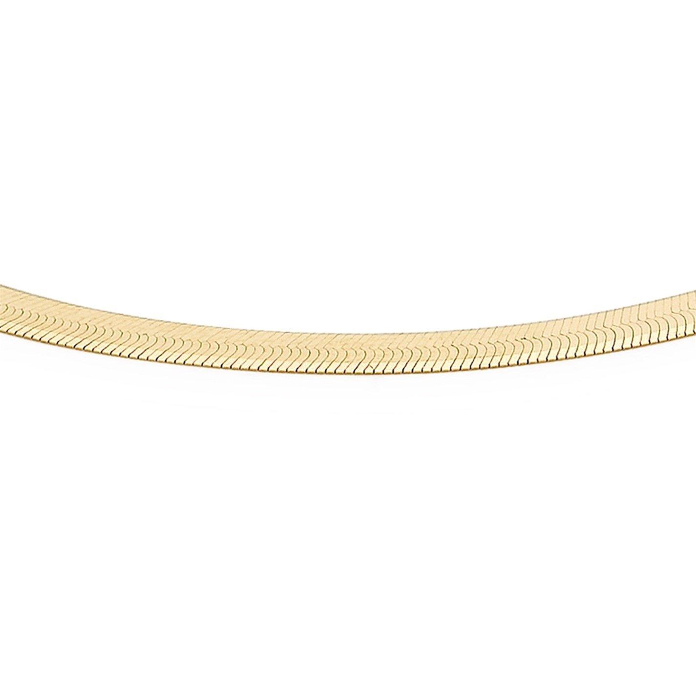 Yellow Gold - Be You - 9ct Gold Herringbone Bracelet - 2