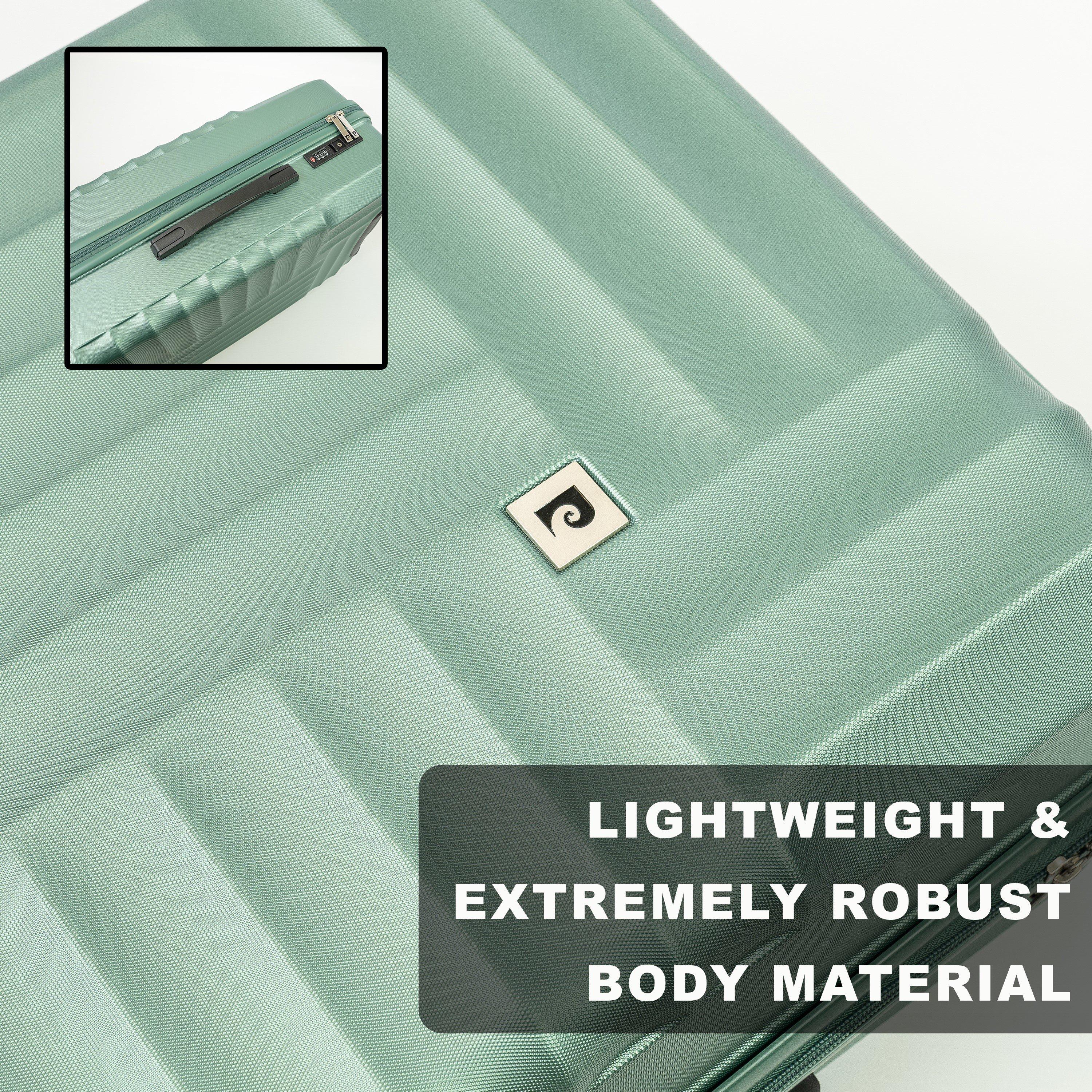 Sage Green - Pierre Cardin - Soleil 30-inch Hard Shell Large Suitcase Luggage - 9