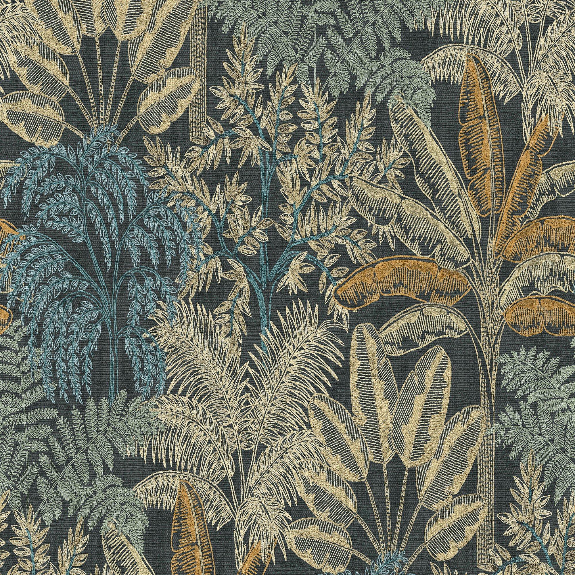 Midnight - Superfresco Easy - Intrigue Midnight Wallpaper - 1