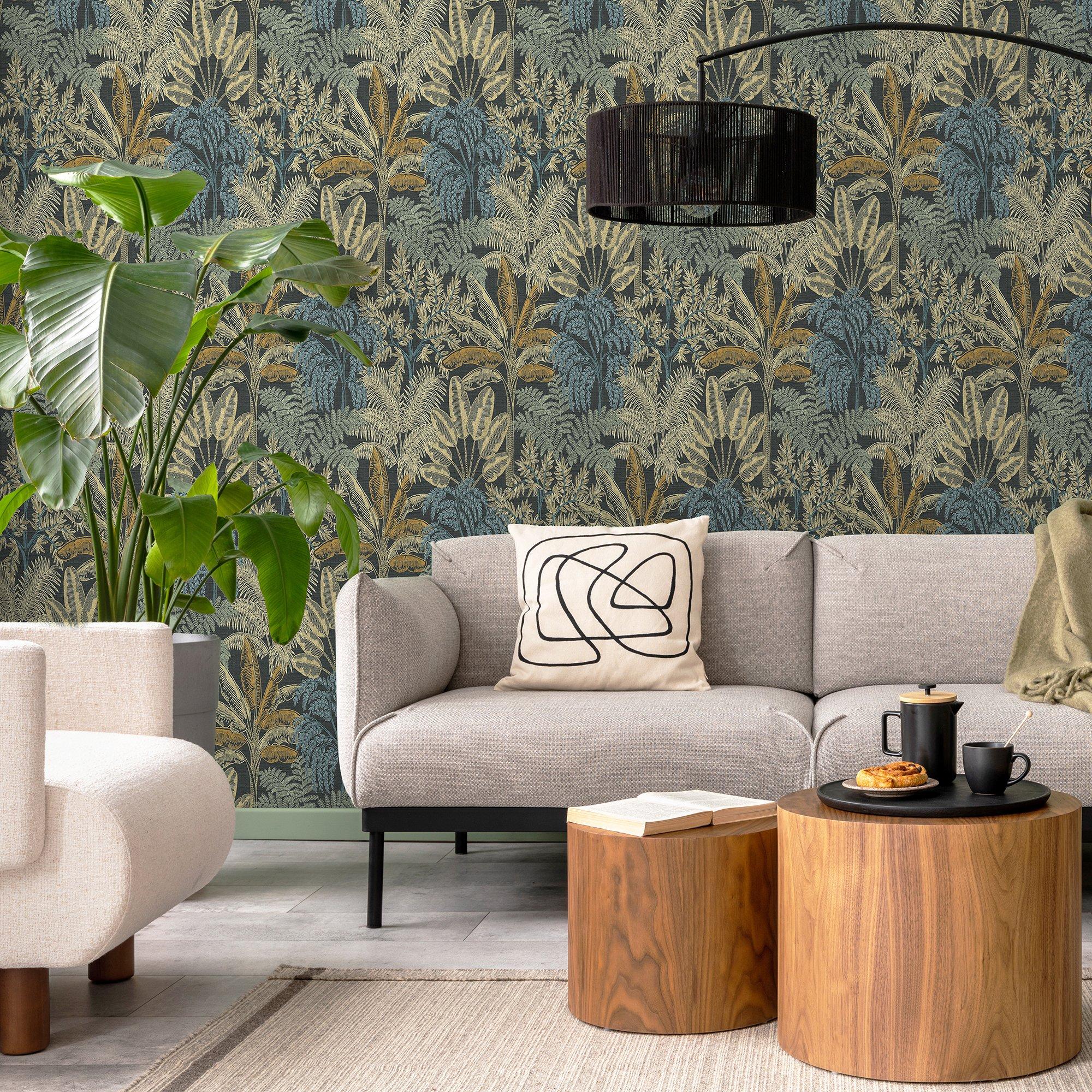 Midnight - Superfresco Easy - Intrigue Midnight Wallpaper - 4