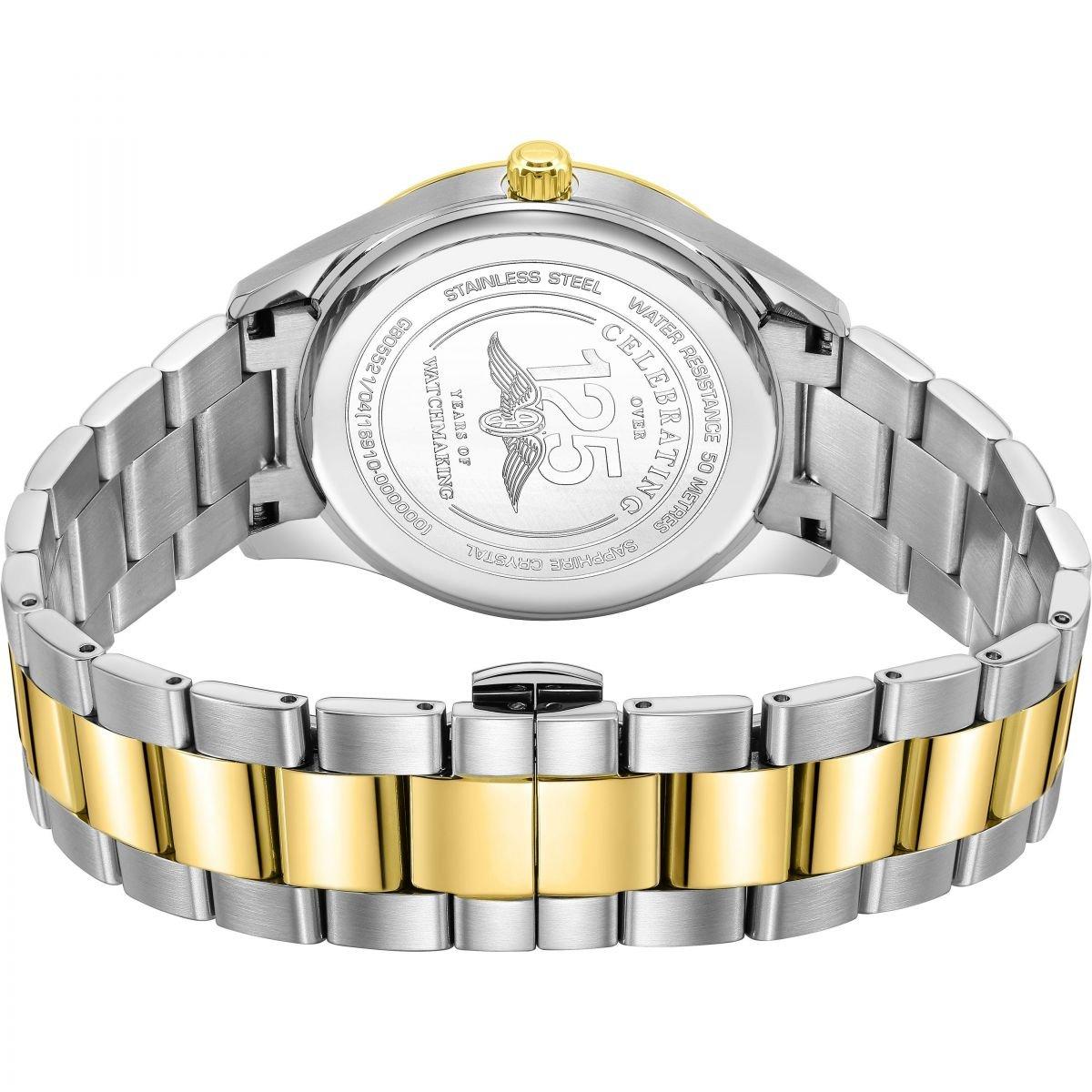 Two-Tone Gold A - Rotary - Mens Rotary Oxford Sapphire Glass Date Watch - 3