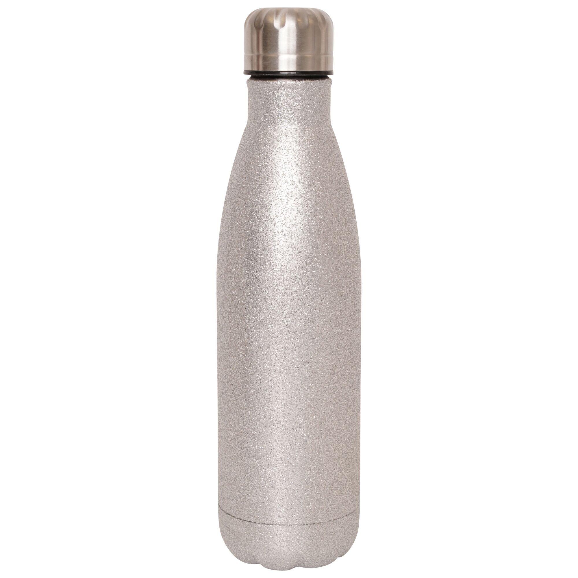 Dare 2B  Metal Glitter Drinks Bottle - Silver