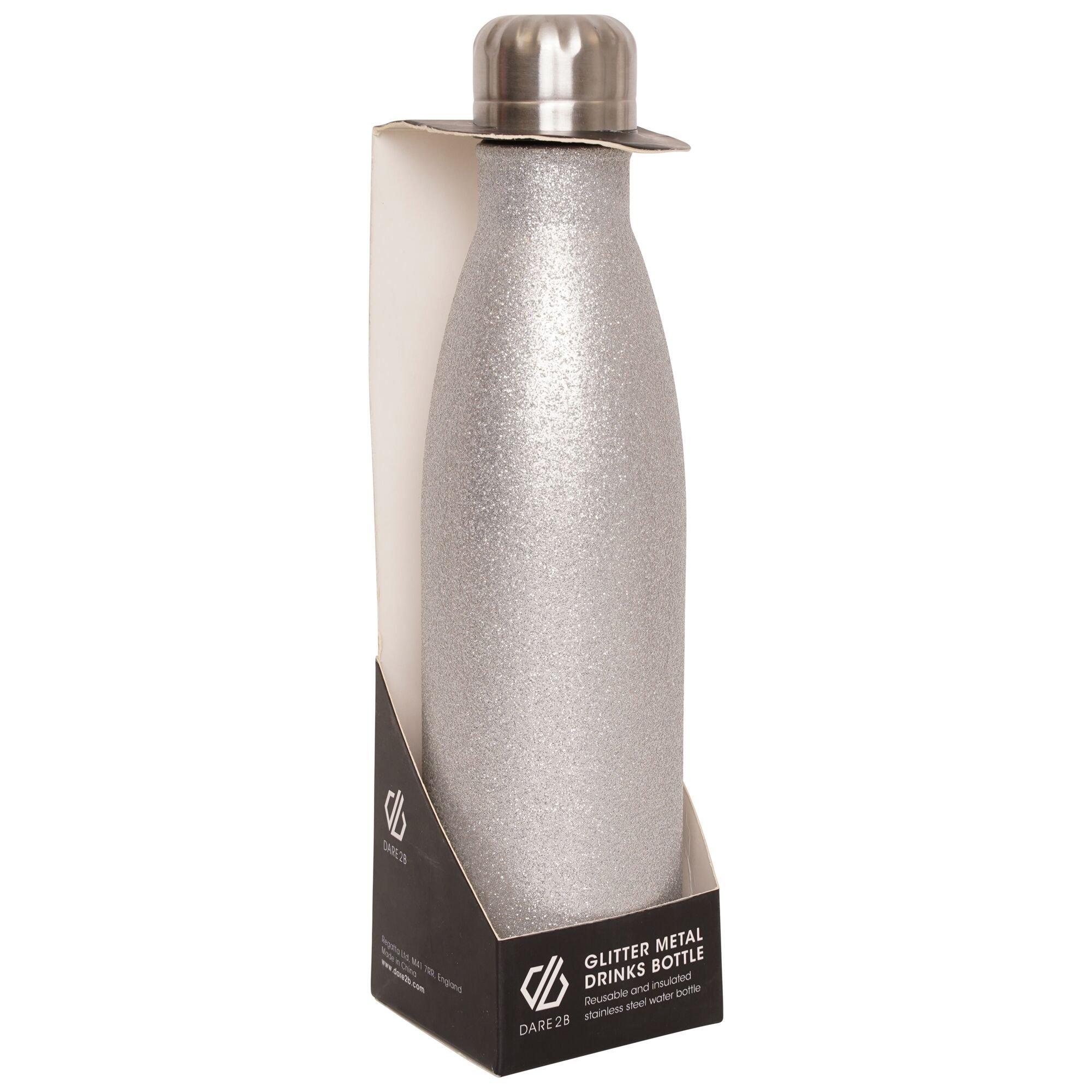 Silver - Dare 2b - Metal glitter bottle - 3