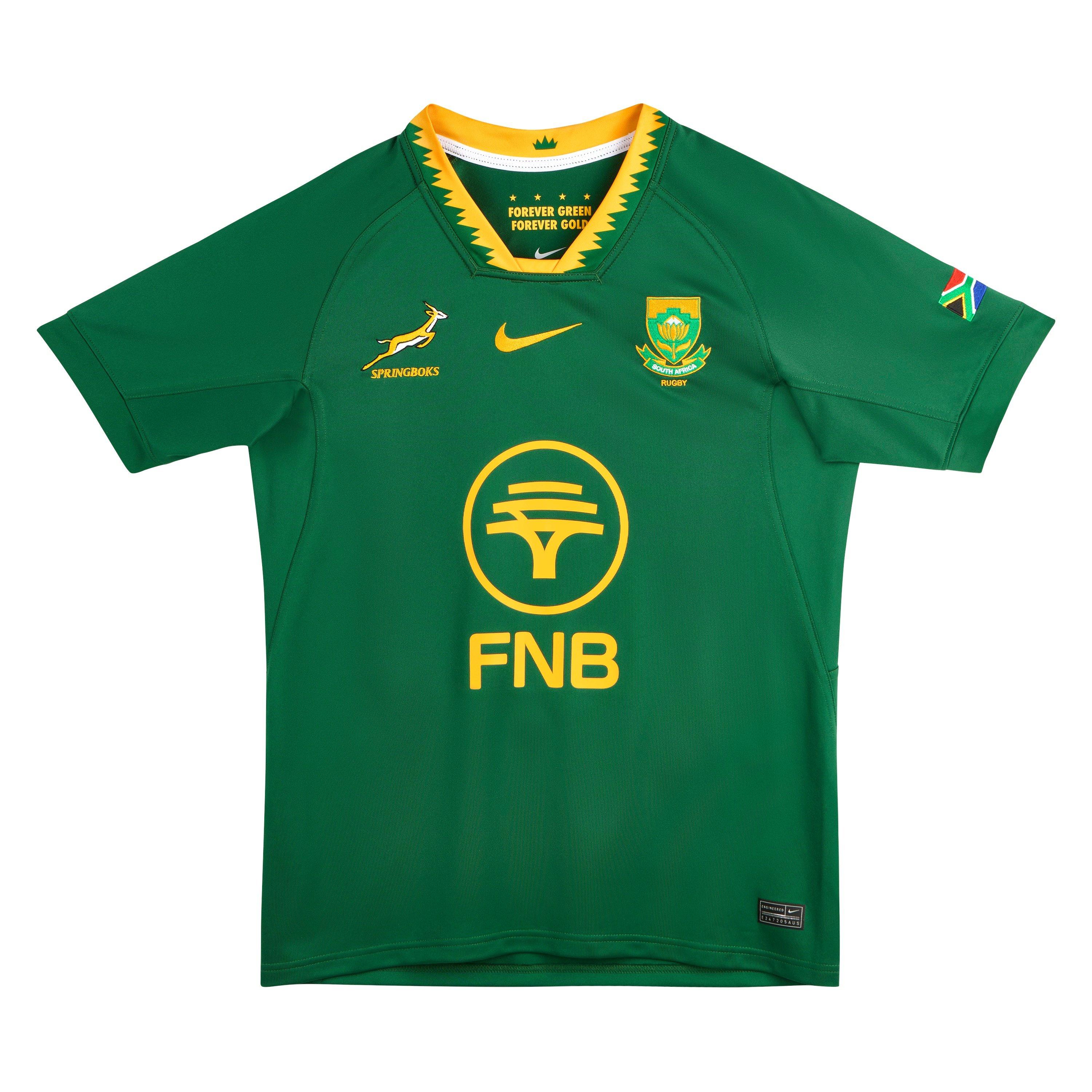Gorge Green - Nike - Mens Springboks Authentic Home Shirt 2026 - 2