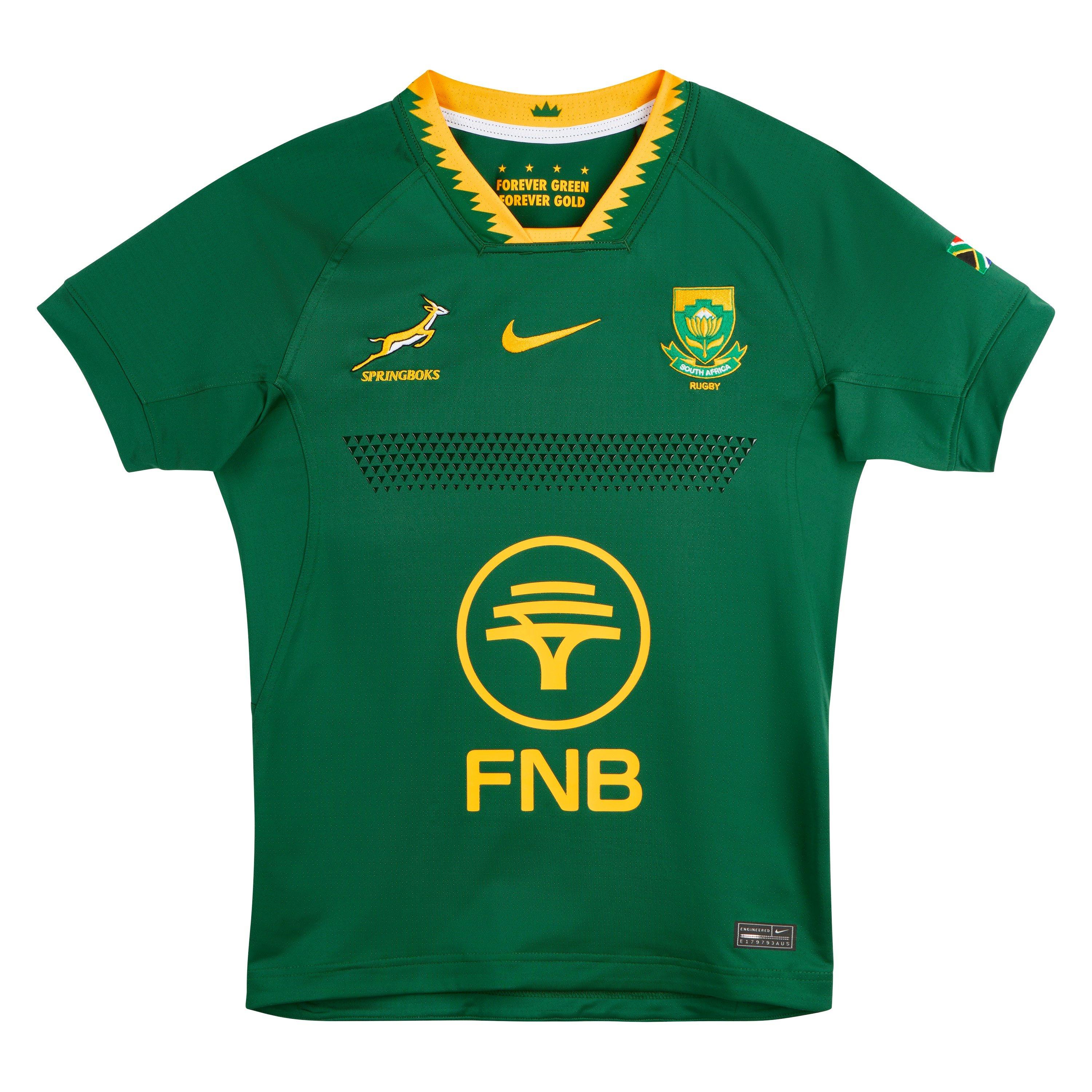 Gorge Green - Nike - Nike Springboks Home Rugby Shirt 2026 - 2