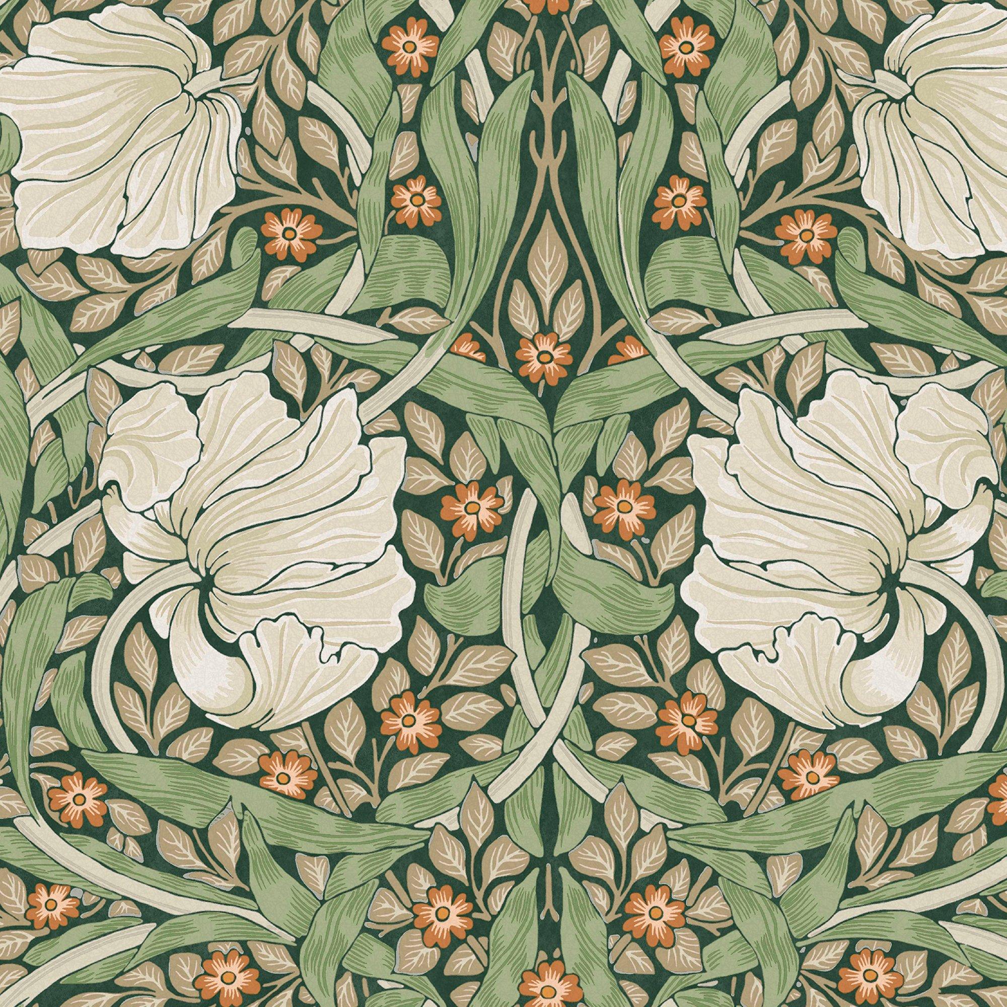 Green - William Morris at Home - William Morris at Home Pimpernel Green Wallpaper - 2