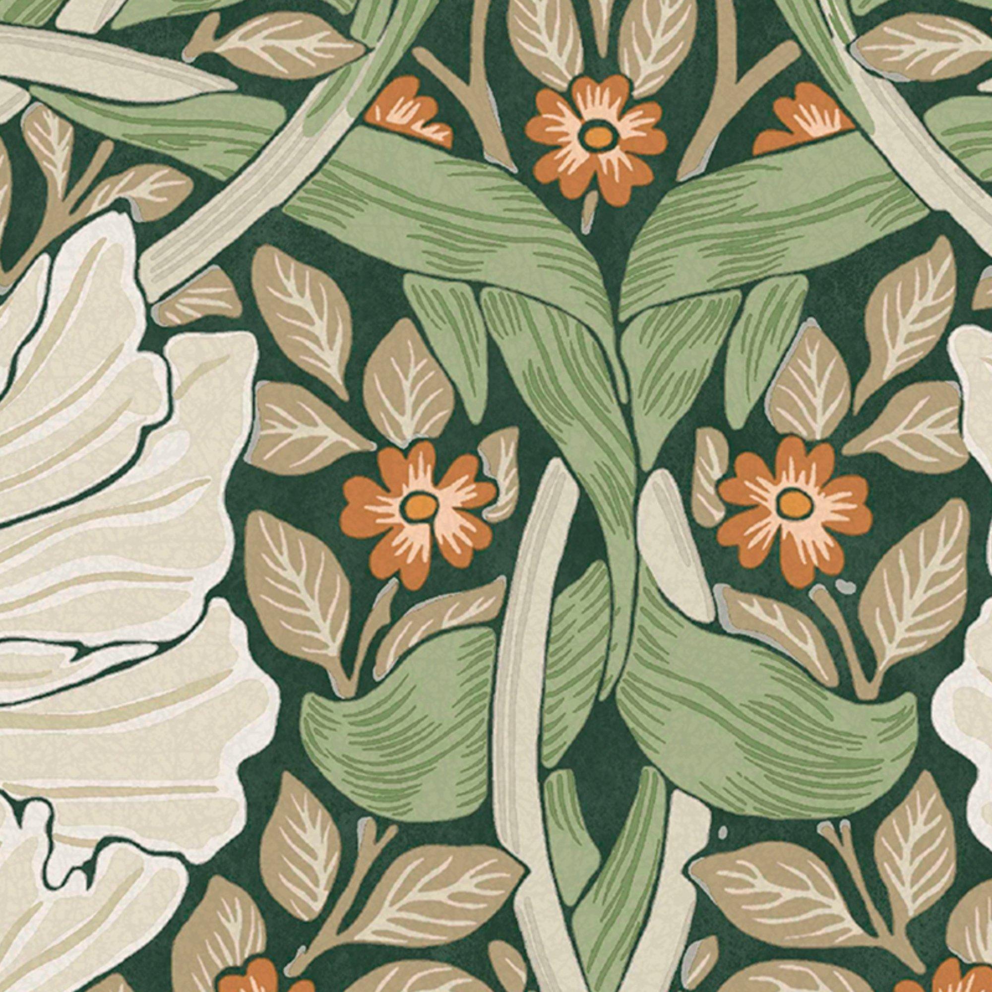 Green - William Morris at Home - William Morris at Home Pimpernel Green Wallpaper - 4