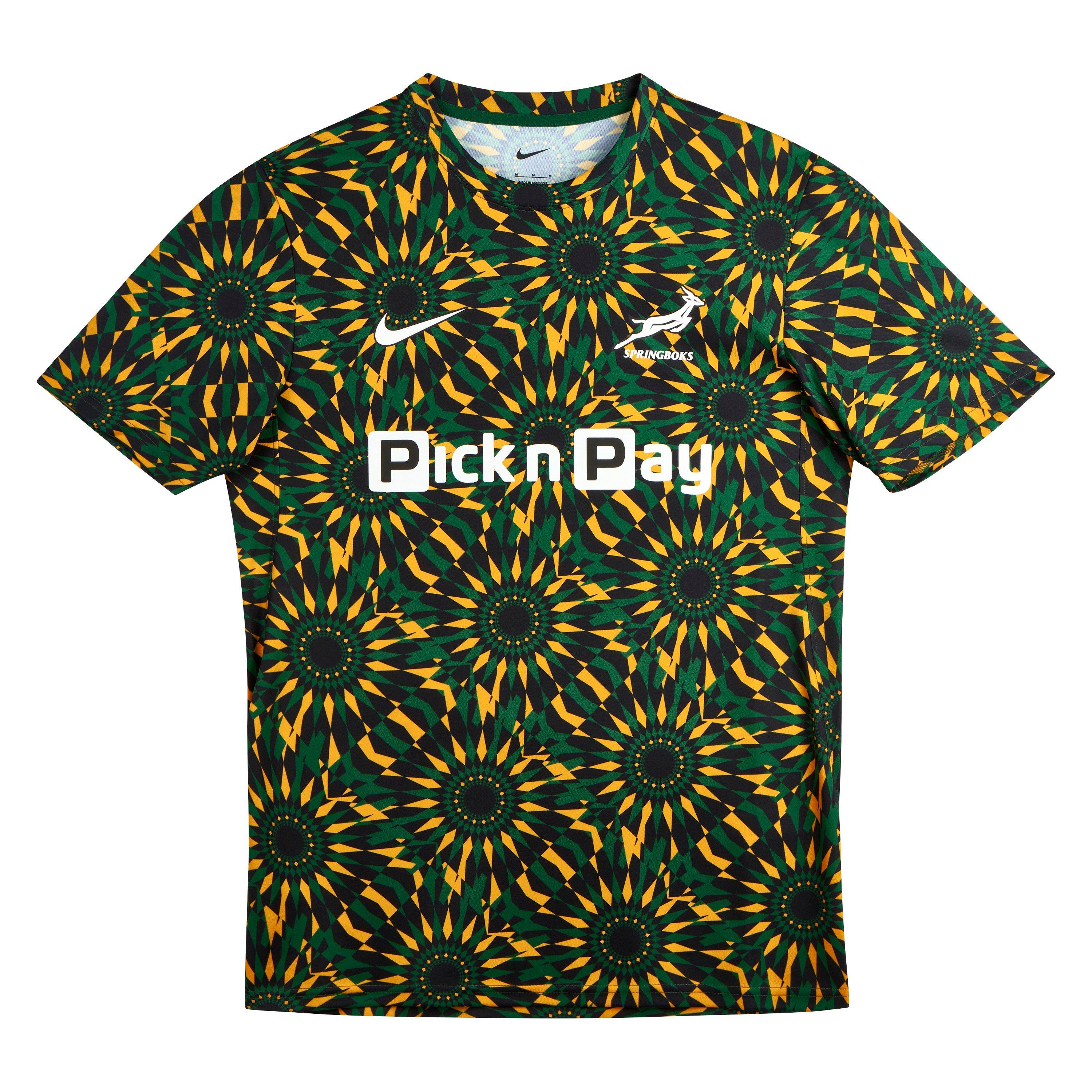 Black - Nike - Mens Nike Springboks Prematch Shirt 2026 - 2