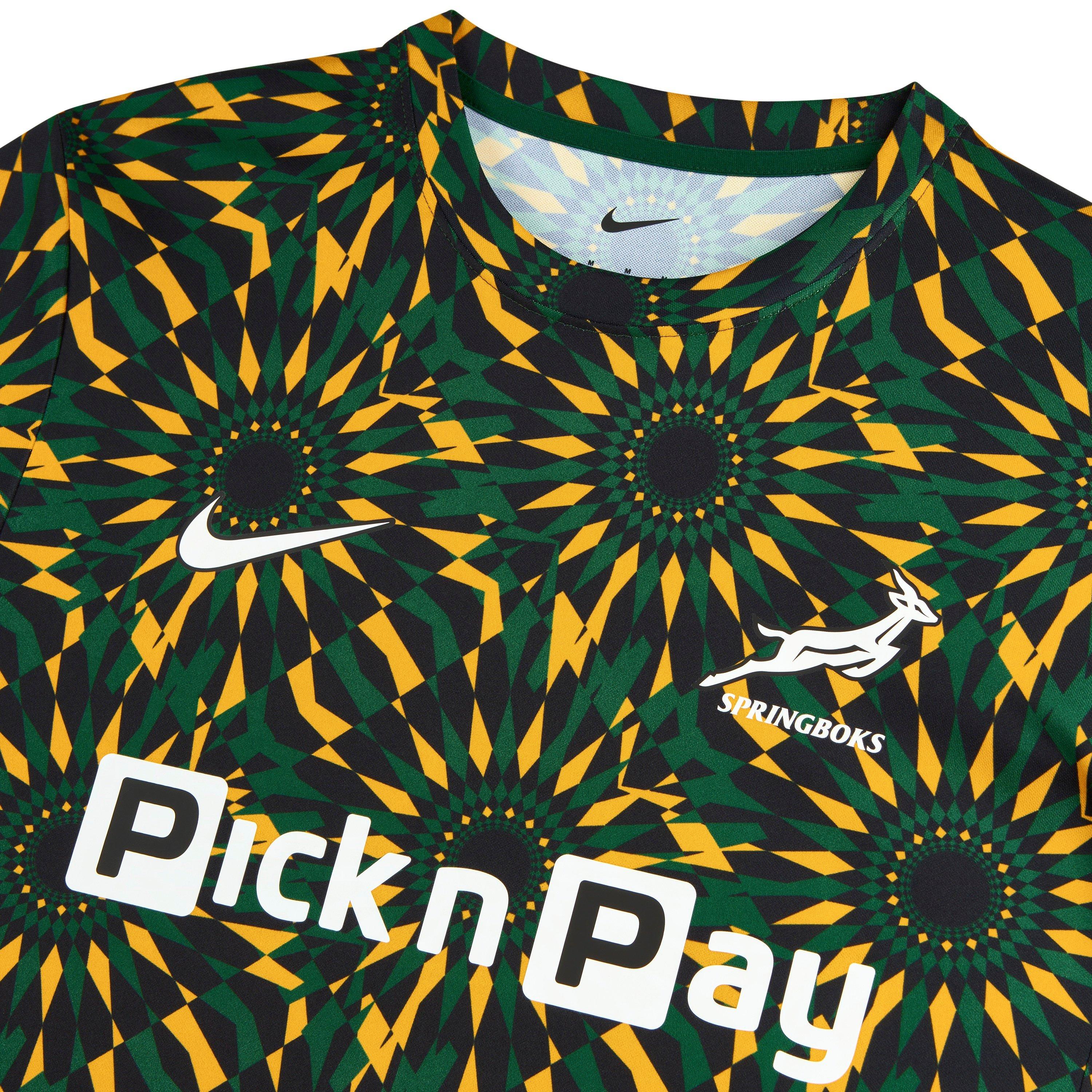 Black - Nike - Mens Nike Springboks Prematch Shirt 2026 - 4