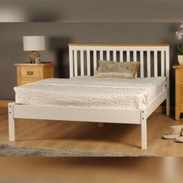 Comfy Living 3ft/4ft6/5ft Wooden Low Footend Bed Only