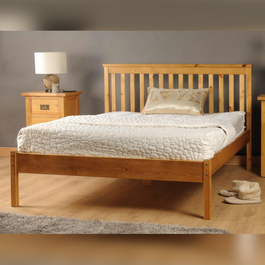 Comfy Living 3ft/4ft6/5ft Wooden Low Footend Bed Only