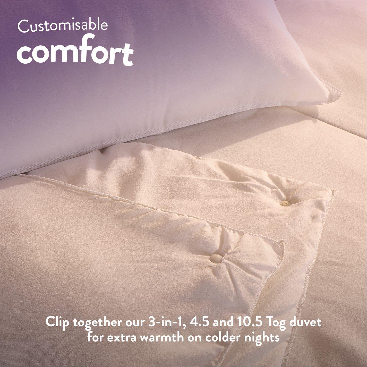 White - Slumberdown - Feels Like Down All Seasons 15 Tog Duvet - 3