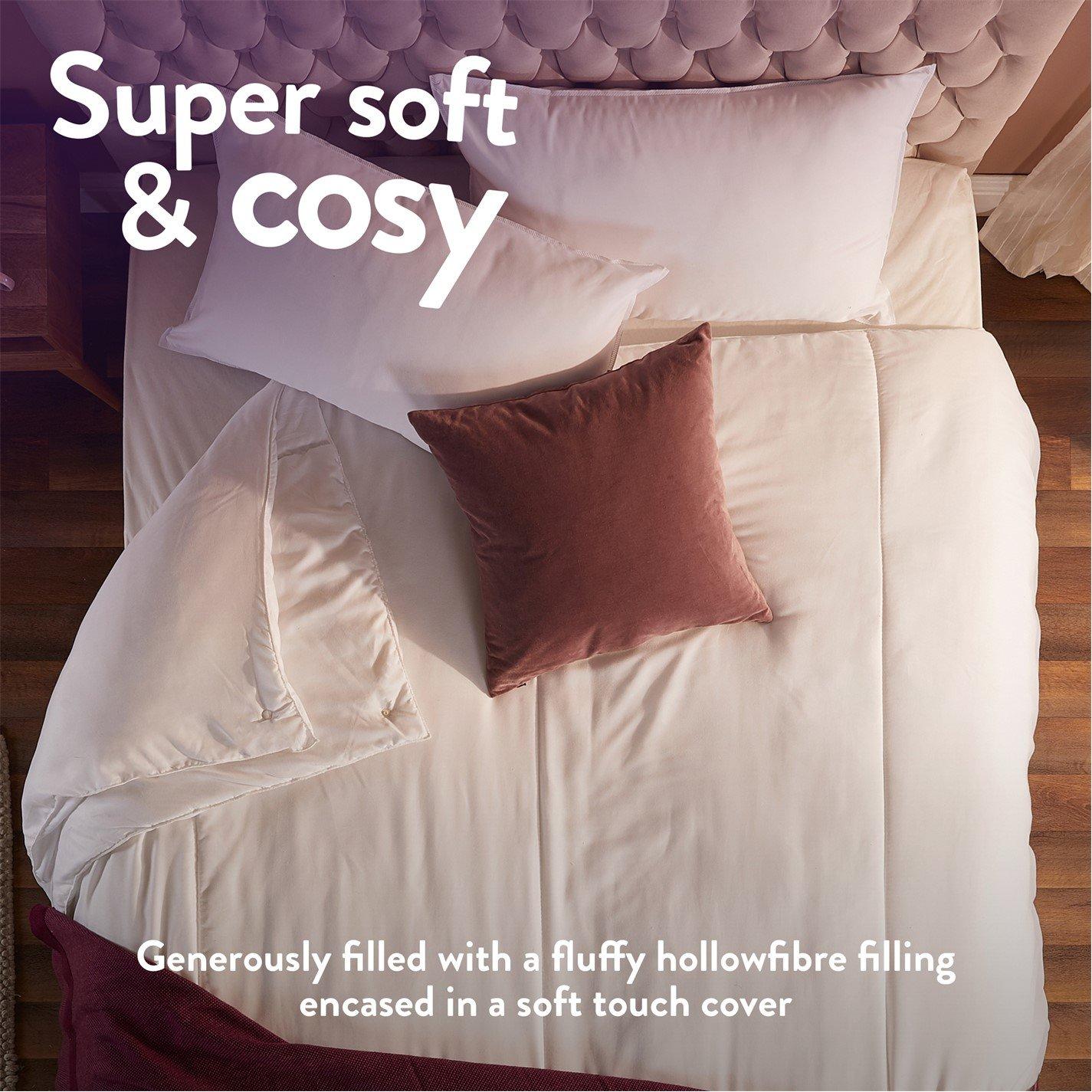 White - Slumberdown - Feels Like Down All Seasons 15 Tog Duvet - 4