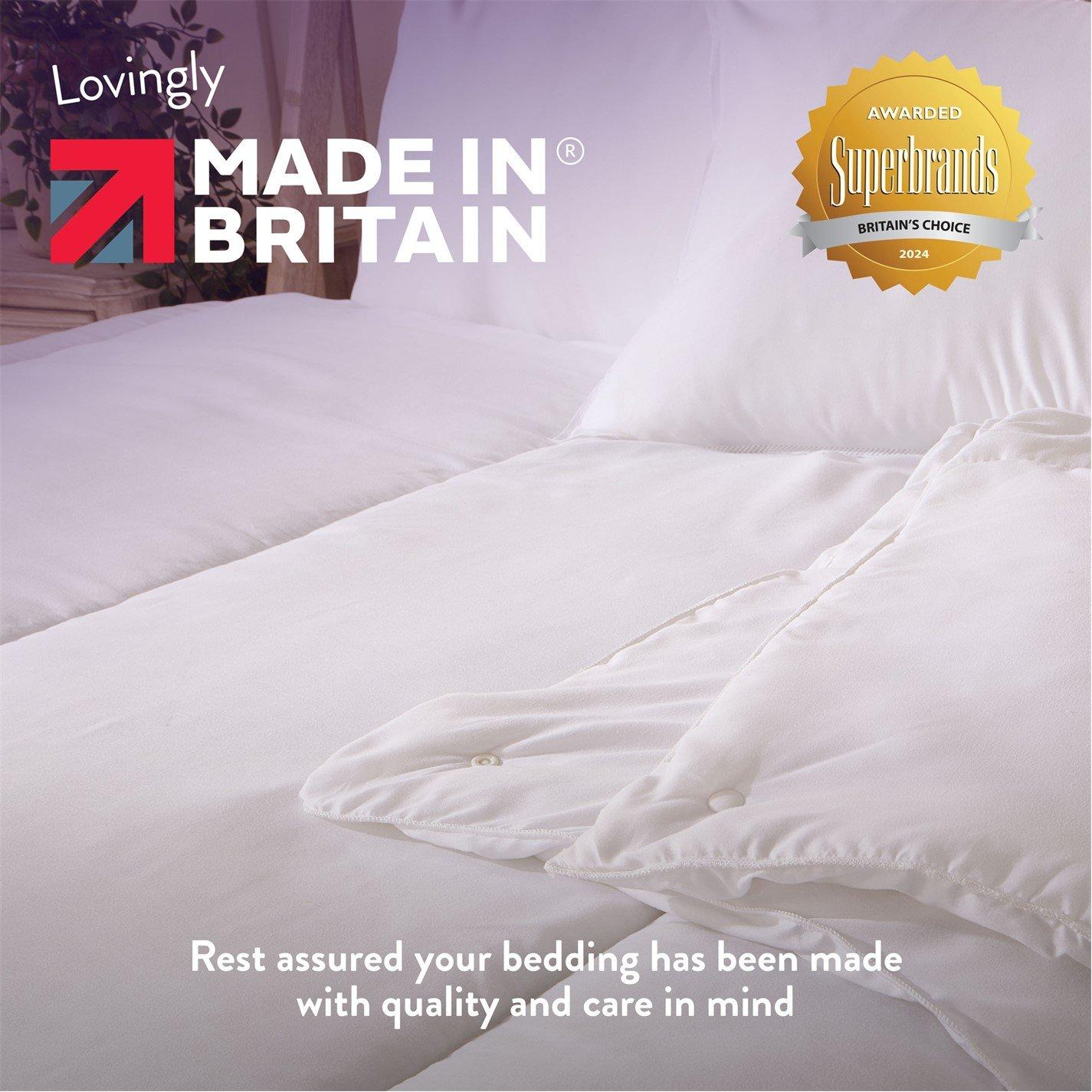 White - Slumberdown - Feels Like Down All Seasons 15 Tog Duvet - 6