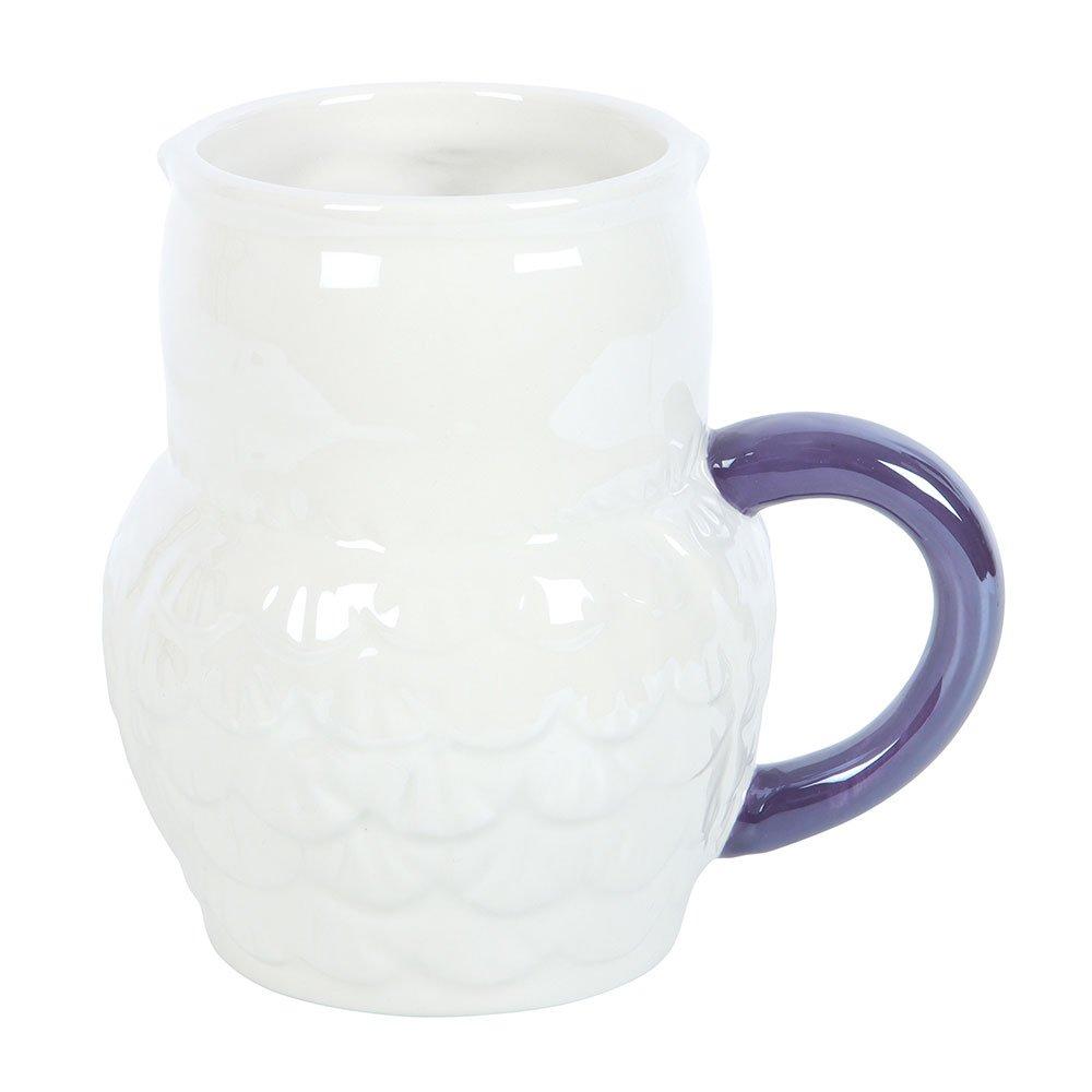 Multi - Something Different - Owl Shaped Iridescent Mug - 5