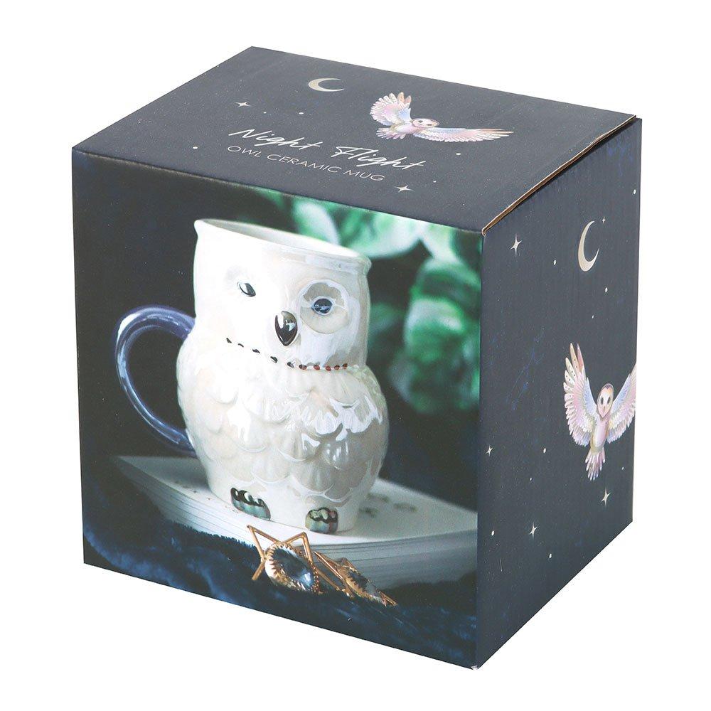 Multi - Something Different - Owl Shaped Iridescent Mug - 7