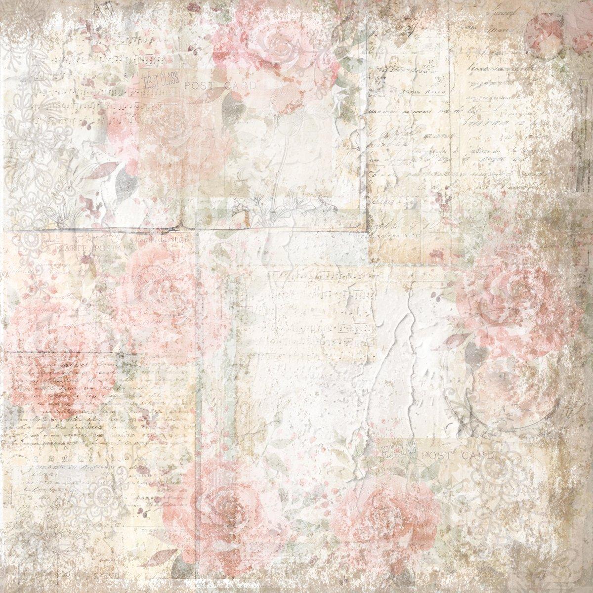 Multi - Crafters Companion - 12” x 12” Paper Pad - Love Letter - 4