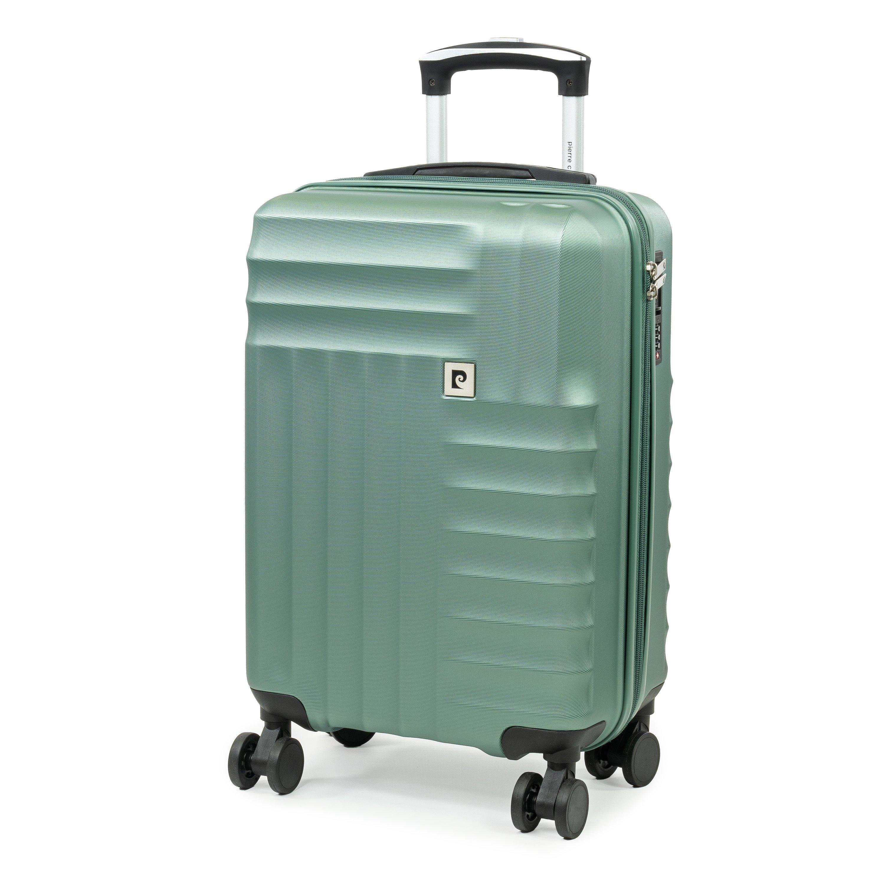 Sage Green - Pierre Cardin - Soleil Hard Shell Cabin Suitcase Small Luggage - 1