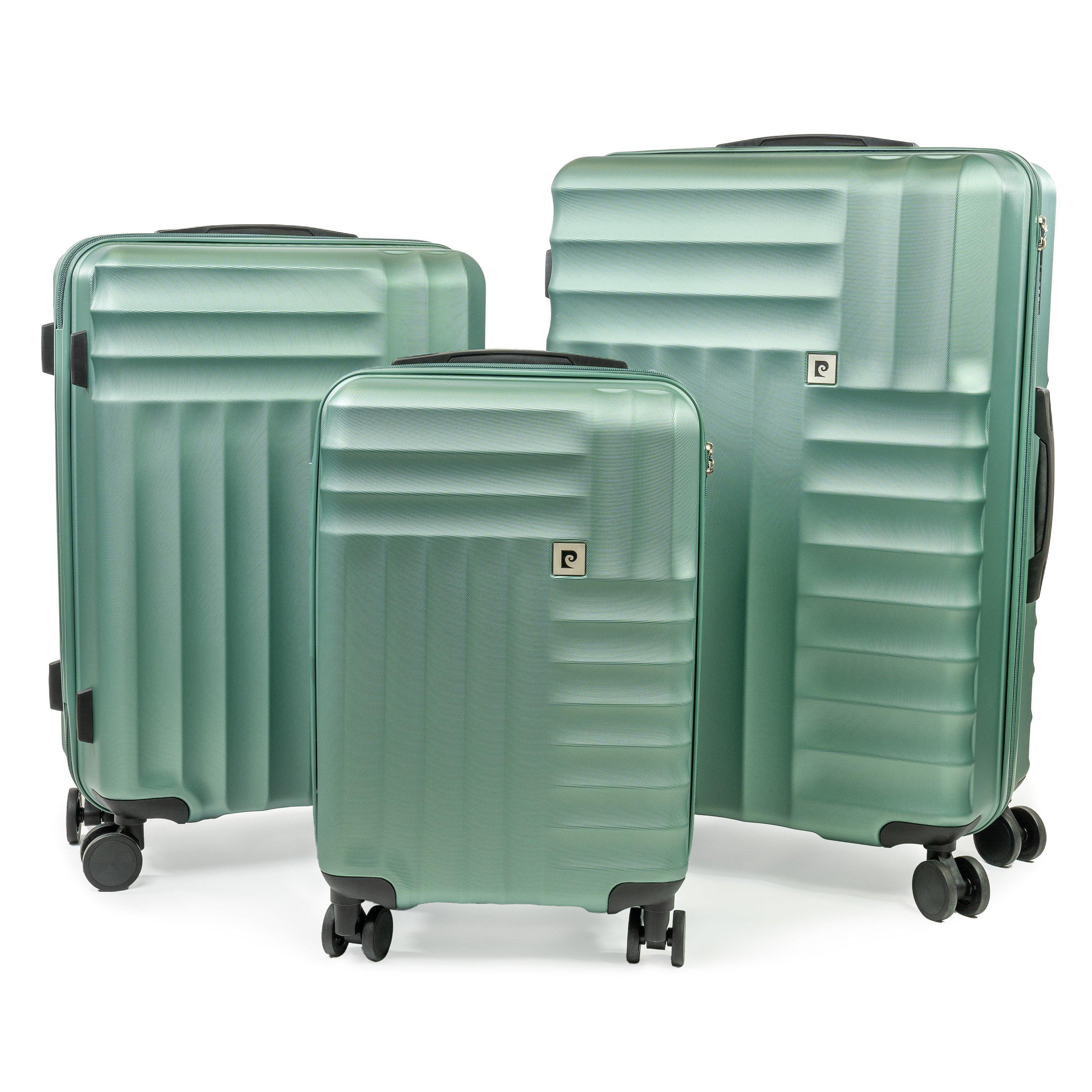Sage Green - Pierre Cardin - Soleil Hard Shell Cabin Suitcase Small Luggage - 3
