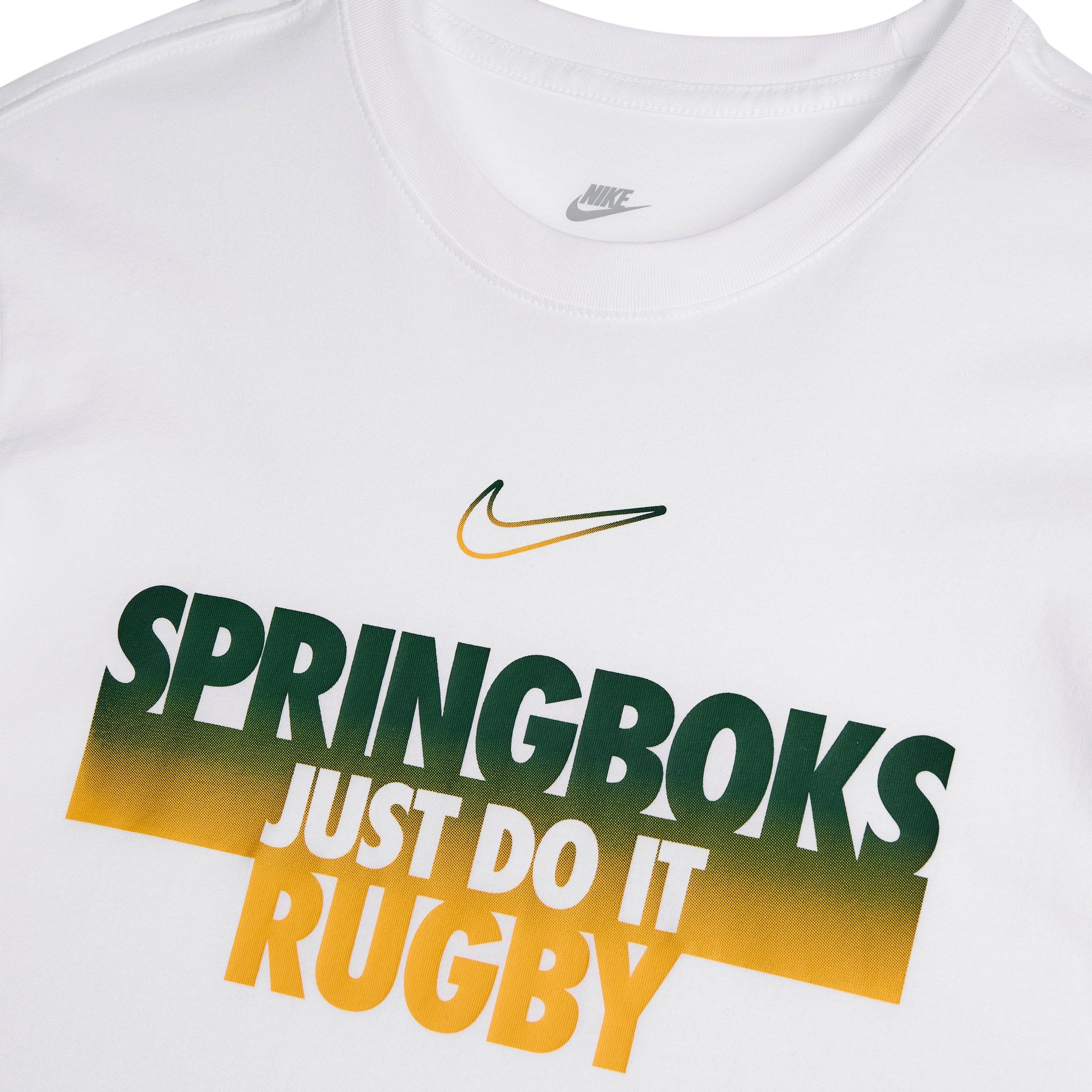 Weiß - Nike - Mens Nike Springboks White T-shirt 2026 - 4