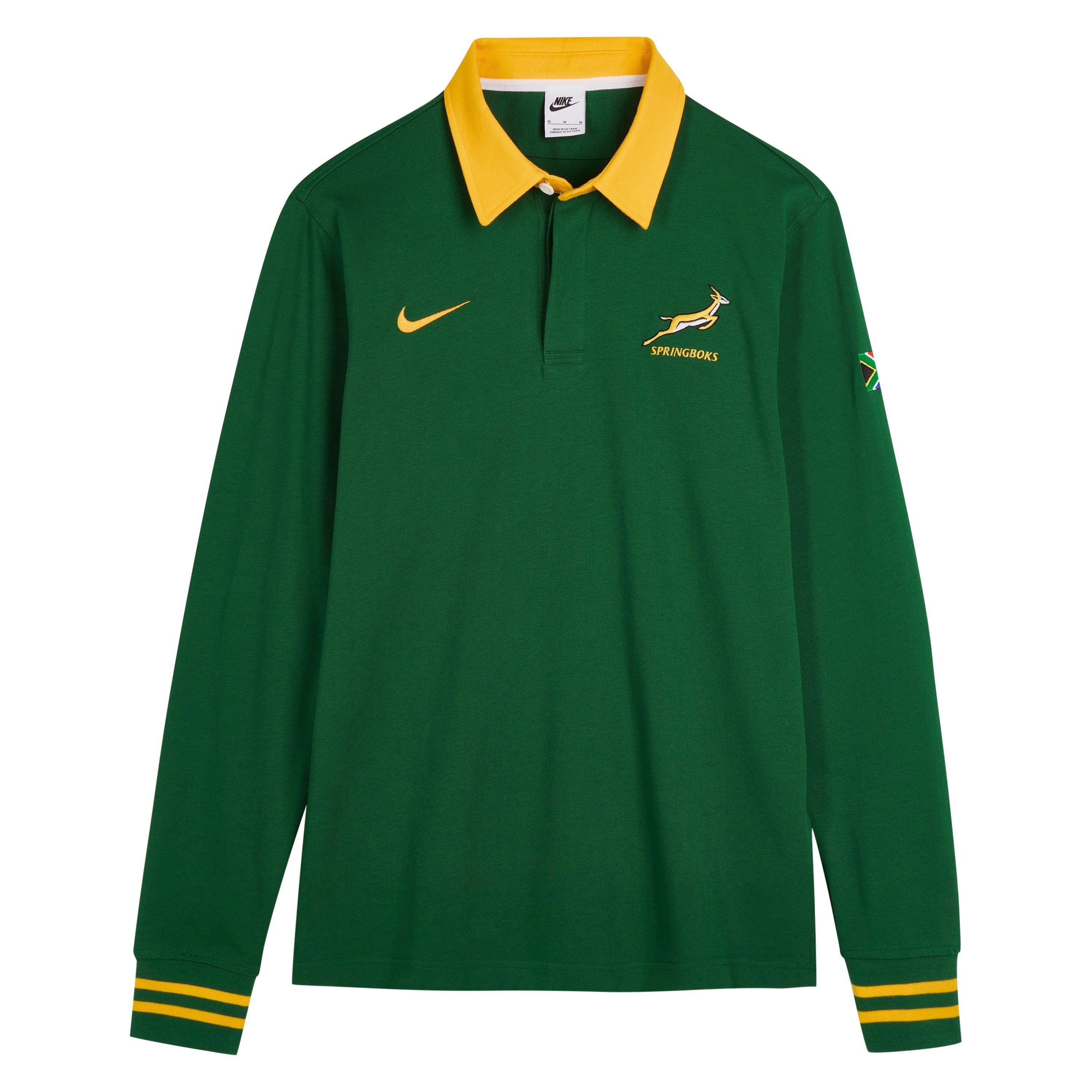 Gorge Green - Nike - Nike Springboks Classic Long-Sleeve Polo Shirt 2026 - 2