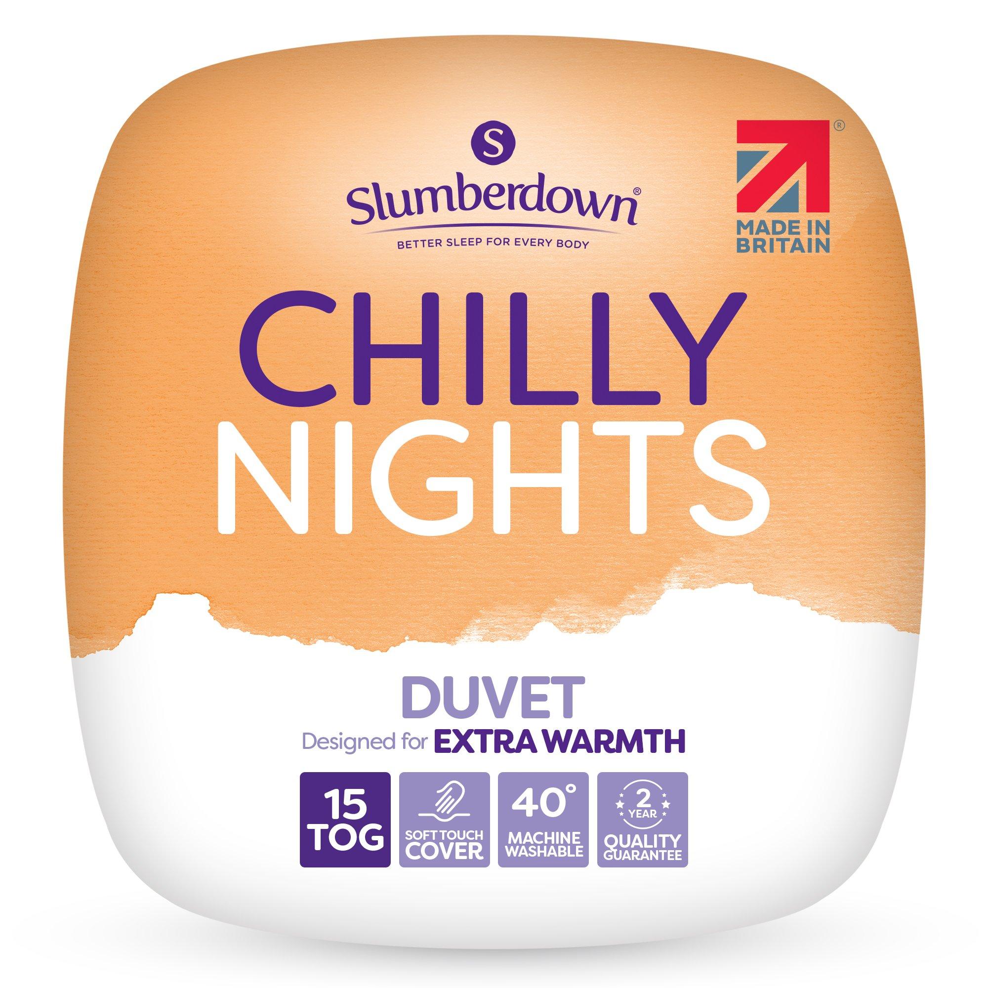 White - Slumberdown - Chilly Nights 15 Tog Duvet - 1