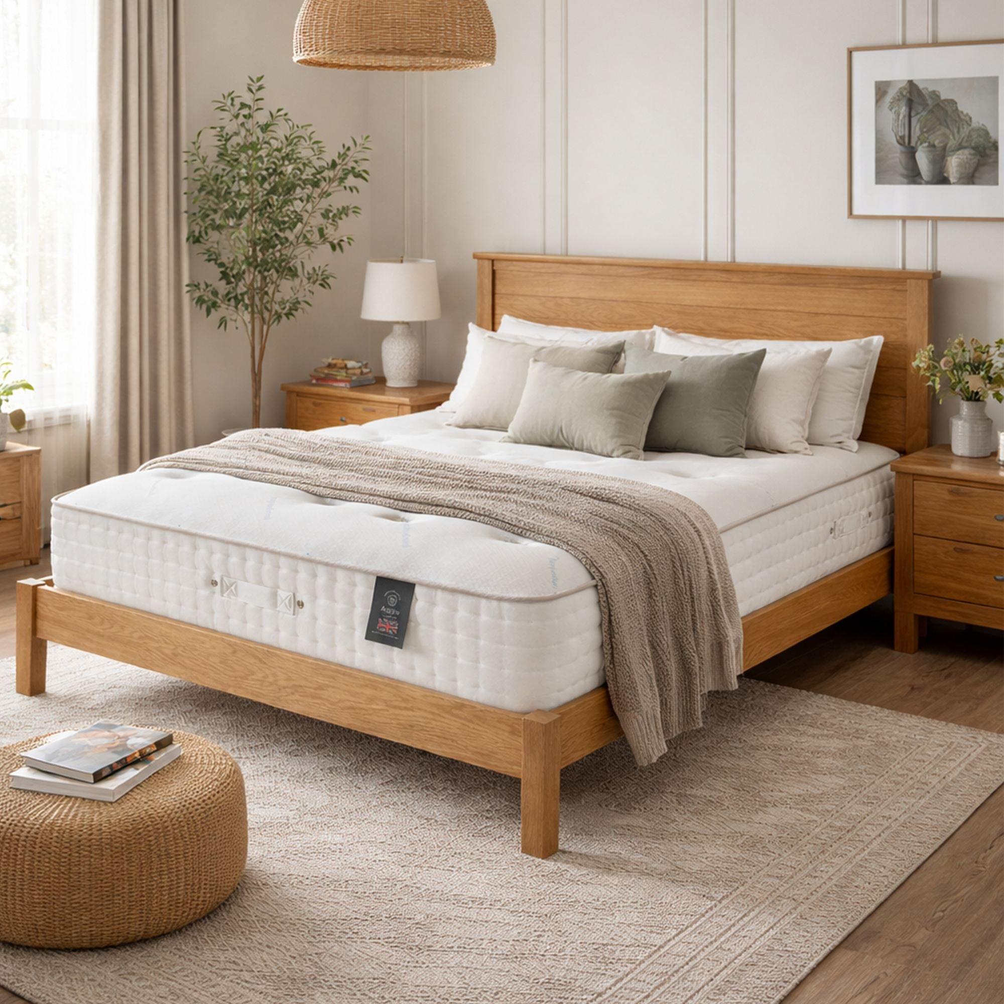 White - Aspire - ArcticWool 7000 Pocket Luxury Mattress Dual Sided - 1