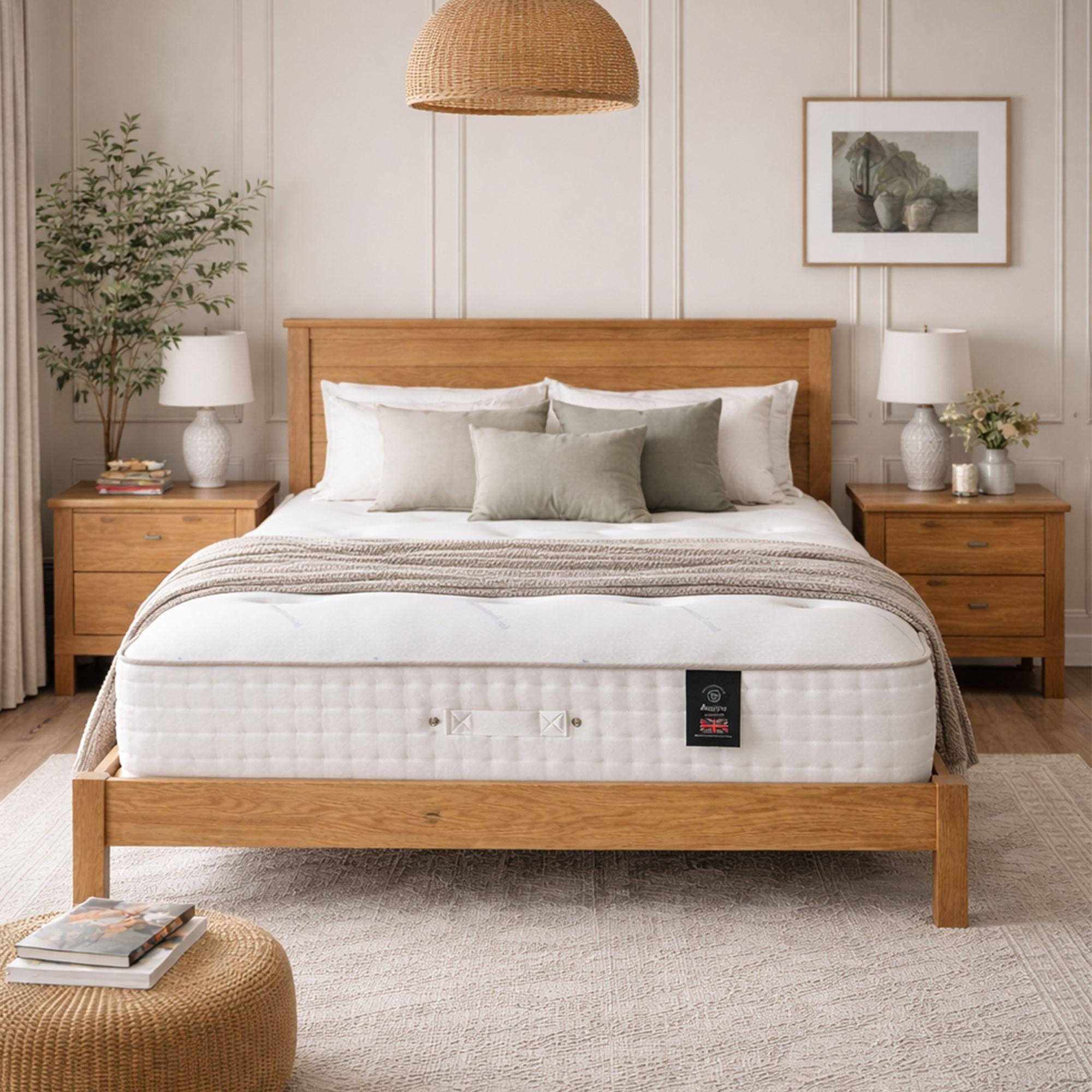 White - Aspire - ArcticWool 7000 Pocket Luxury Mattress Dual Sided - 2