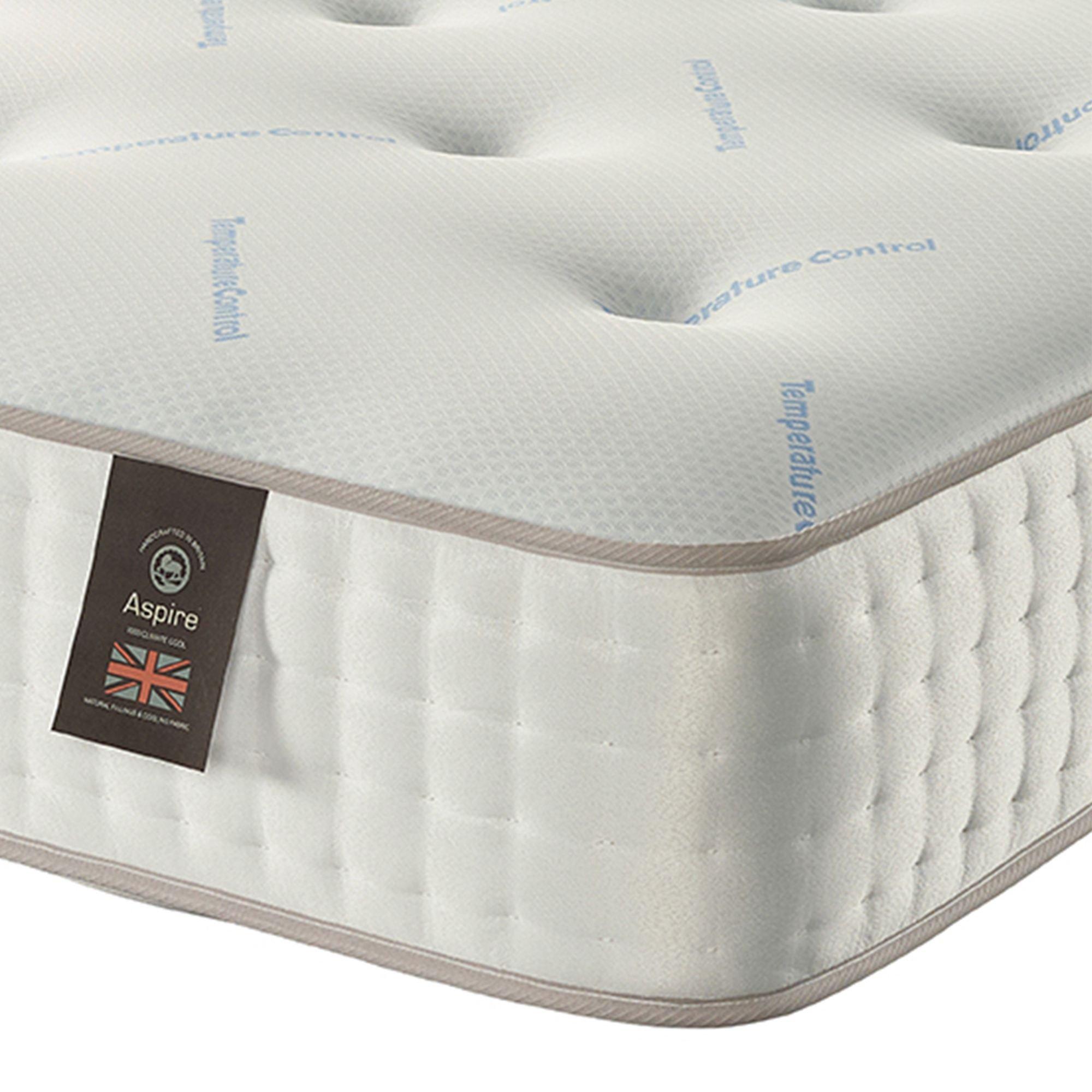 White - Aspire - ArcticWool 7000 Pocket Luxury Mattress Dual Sided - 4