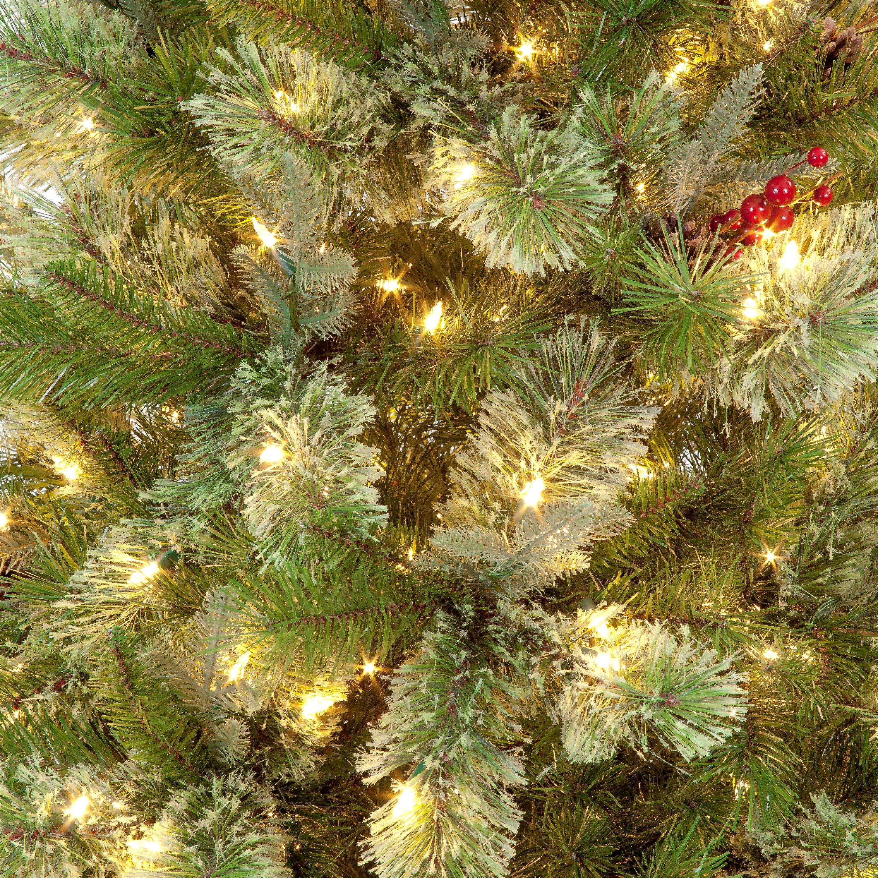 Green - Snowtime - 210cm Biarritz Spruce Pre-Lit Real Look Tree - 2