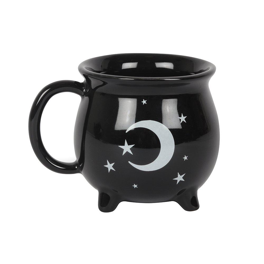 Black - Something Different - Witches Brew Ceramic Cauldron Tea Set - 5