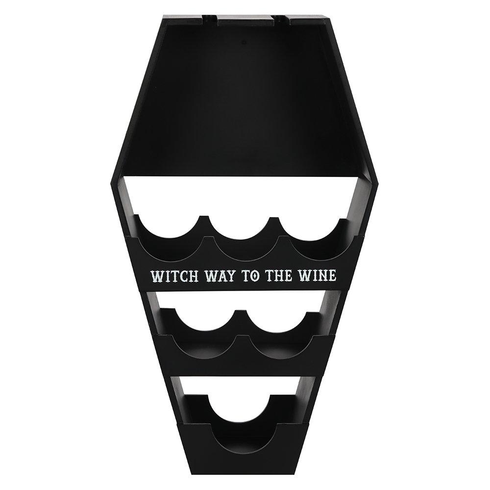 Black - Something Different - Coffin Wine Shelf - 3