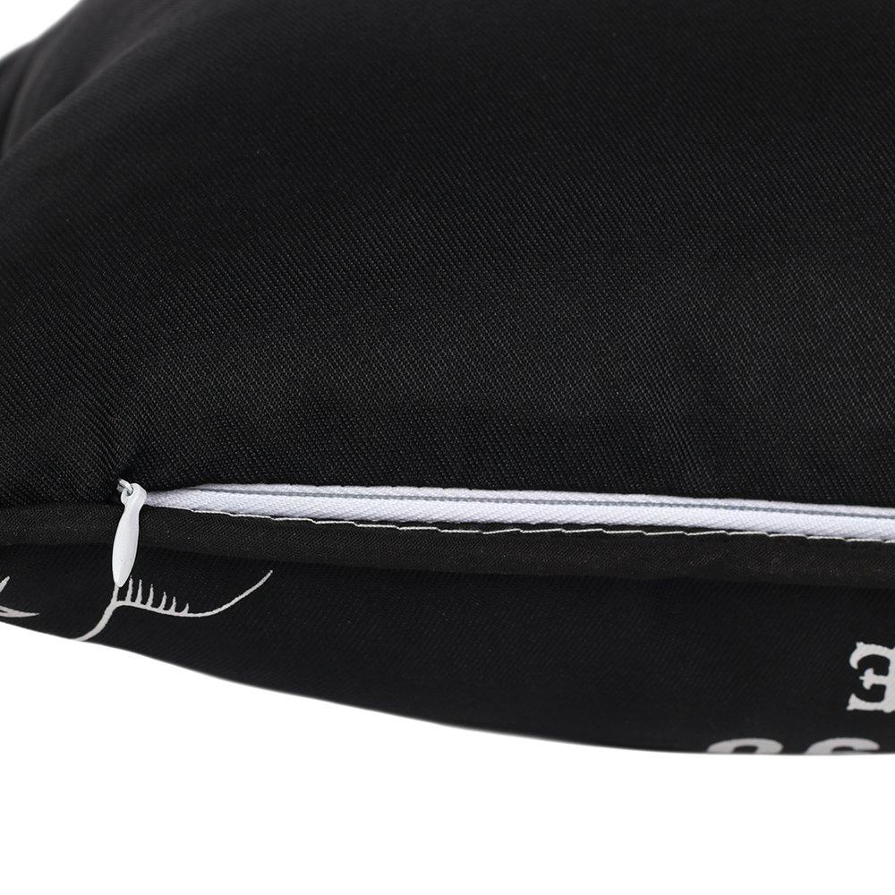 Black - Something Different - Small Rectangular Black and White Talking Board Cu - 3