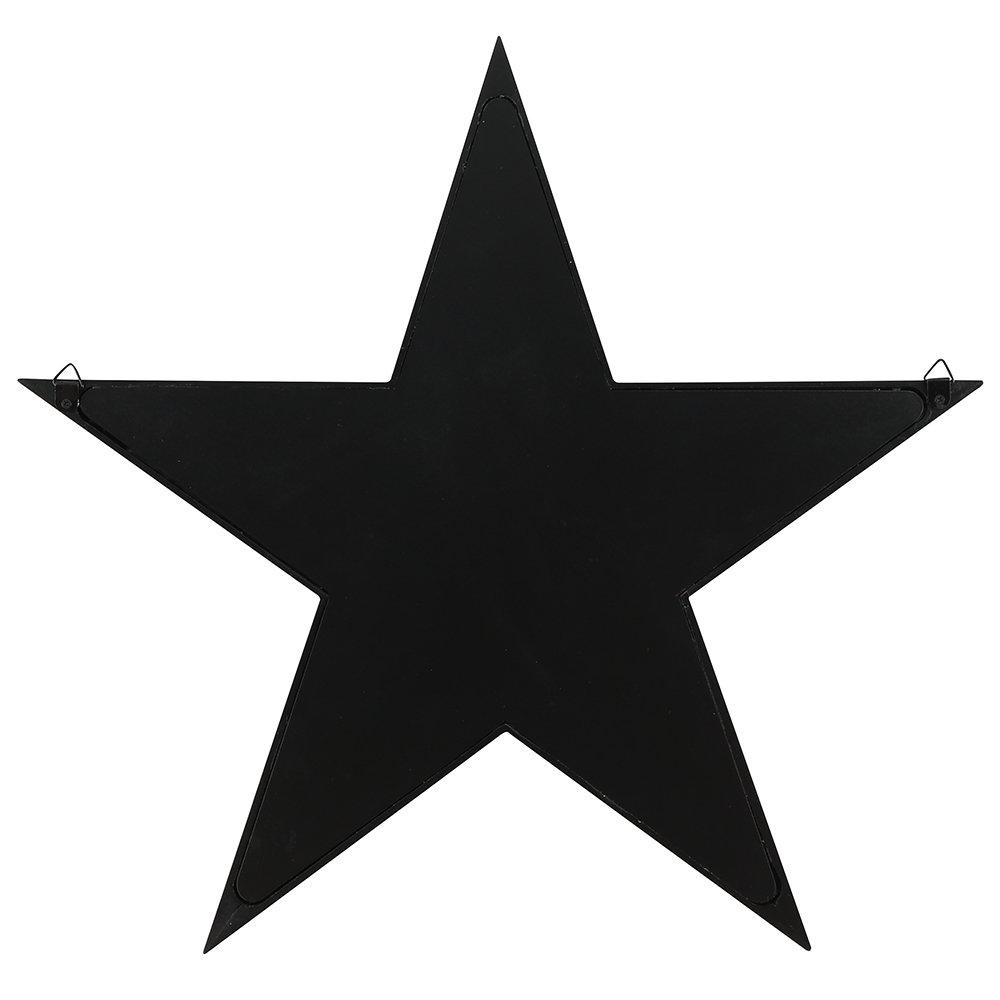 Black - Something Different - Black Framed Pentagram Mirror - 2