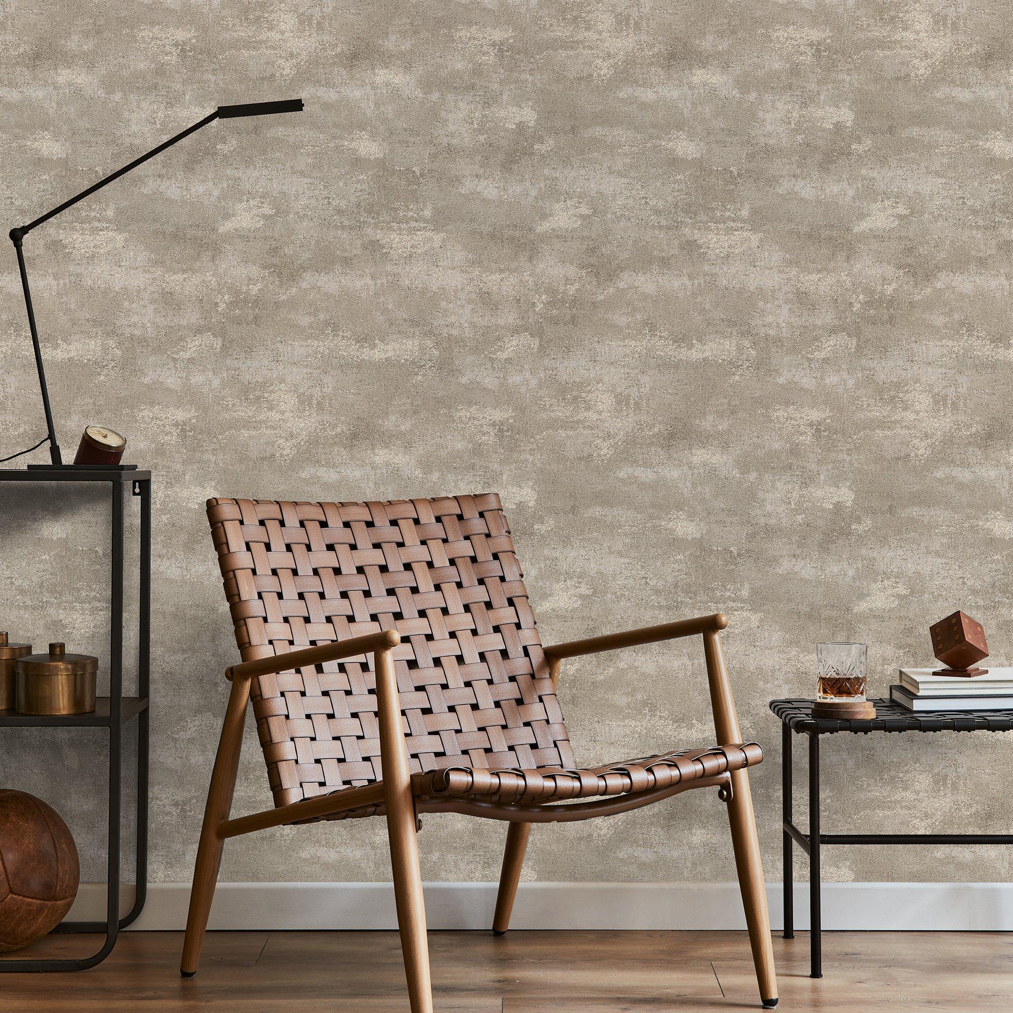 Mocha - Boutique - Urban Plaster Mocha Texture Wallpaper - 2