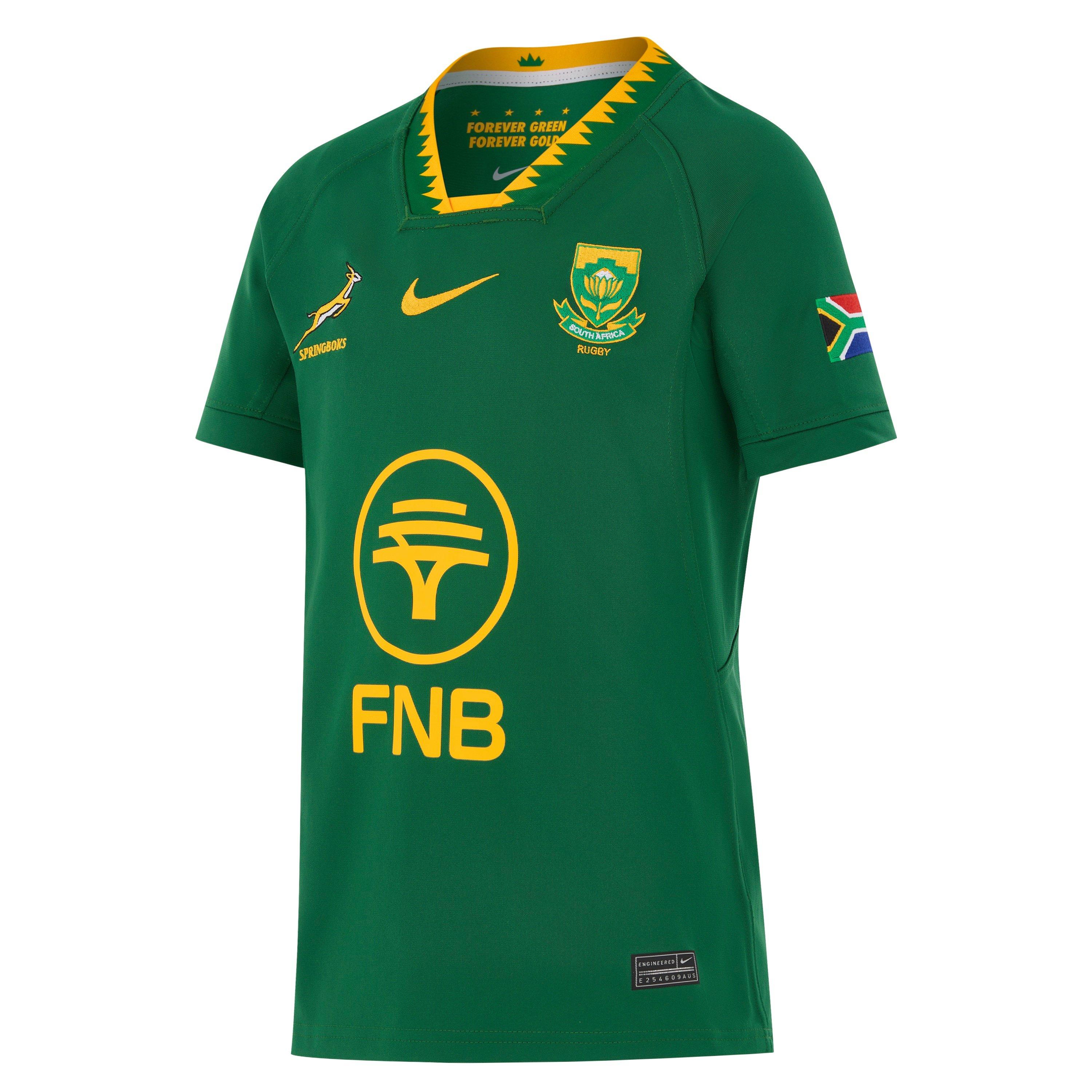 Gorge Green - Nike - Juniors Nike Springboks Authentic Home Junior 26 Shirt - 1