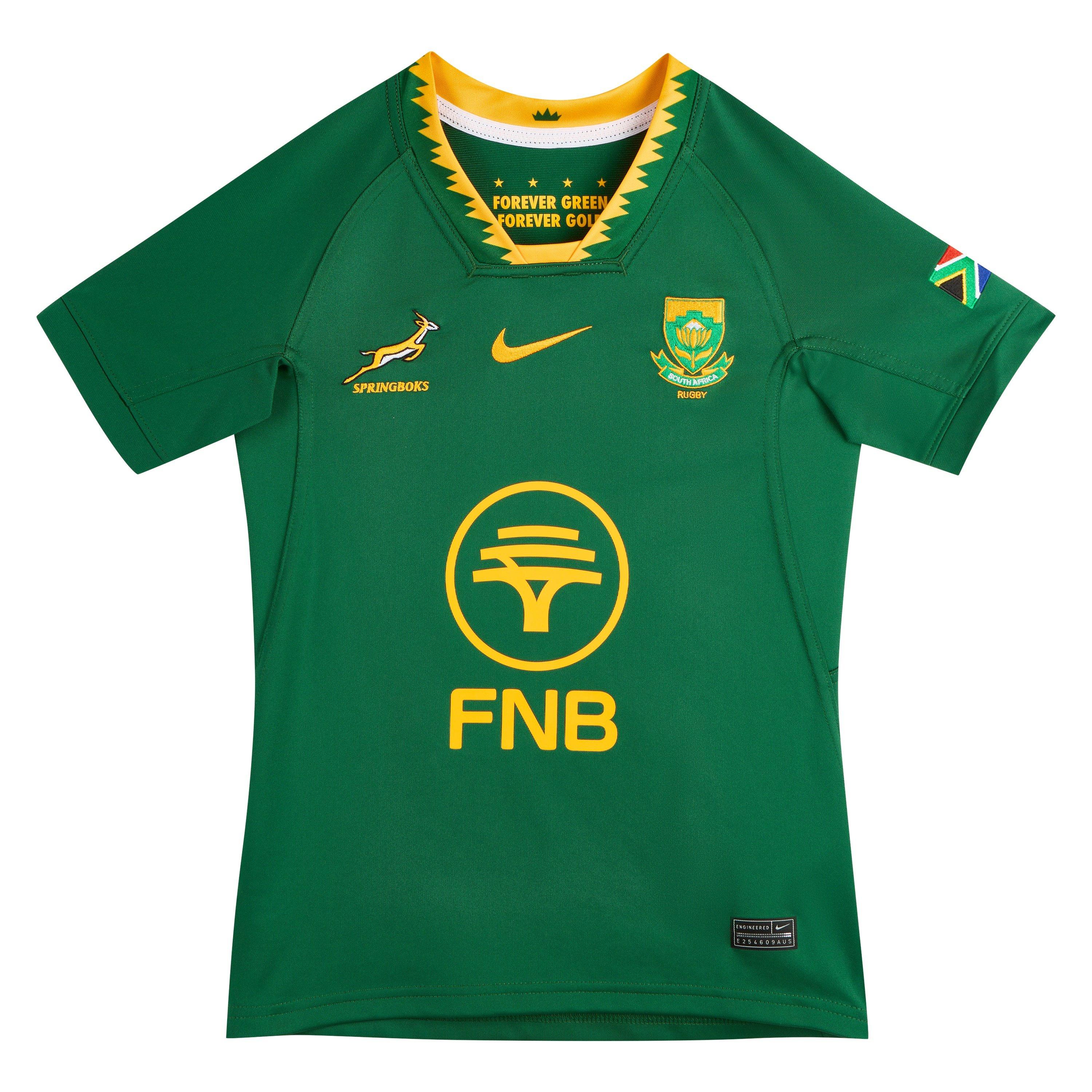 Gorge Green - Nike - Juniors Nike Springboks Authentic Home Junior 26 Shirt - 2