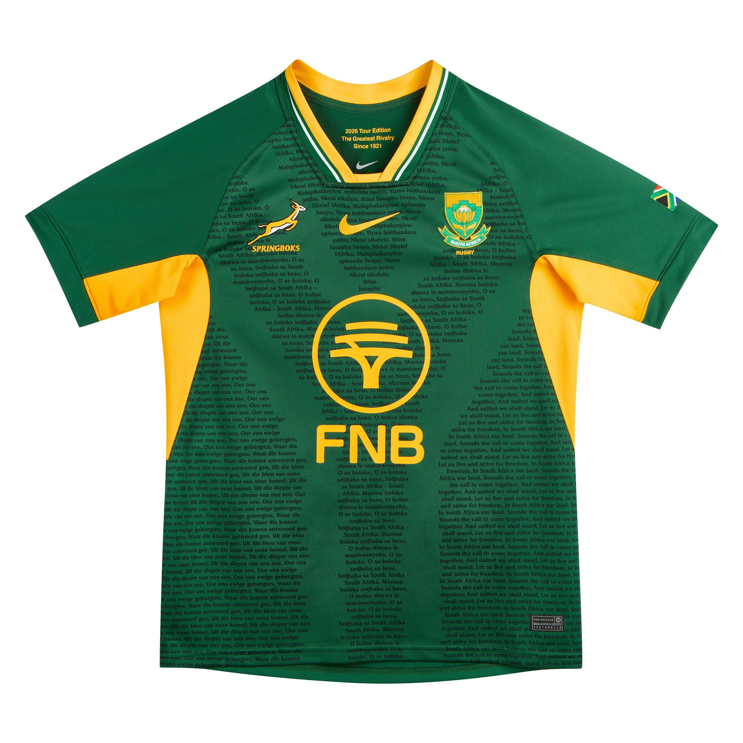 Gorge Green - Nike - Nike Springboks Rugby 26/27 Home Shirt - 2