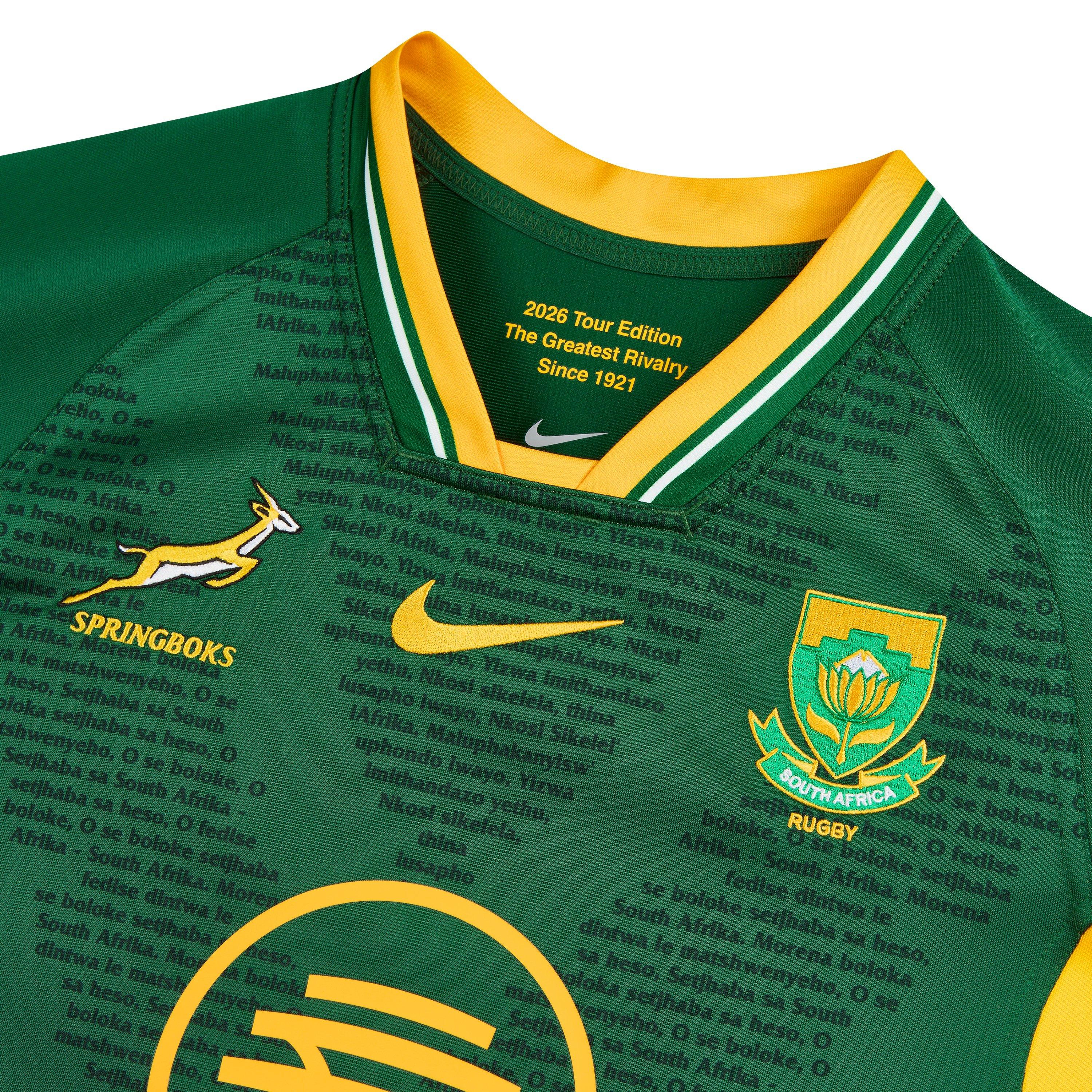 Gorge Green - Nike - Nike Springboks Rugby 26/27 Home Shirt - 4