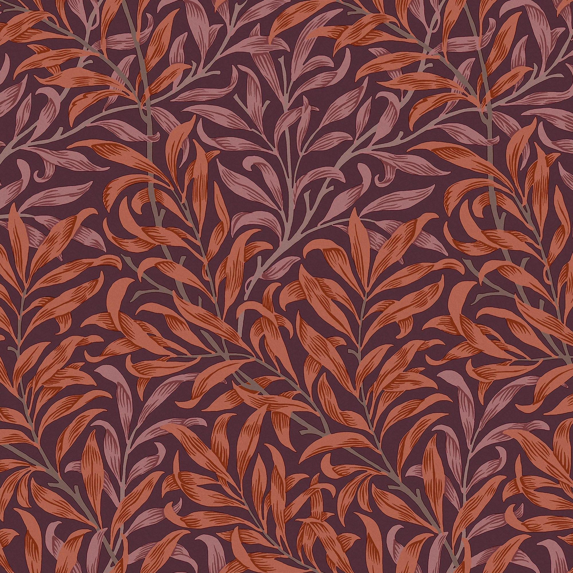 Plum - William Morris at Home - William Morris at Home Willow Bough Plum Wallpaper - 2