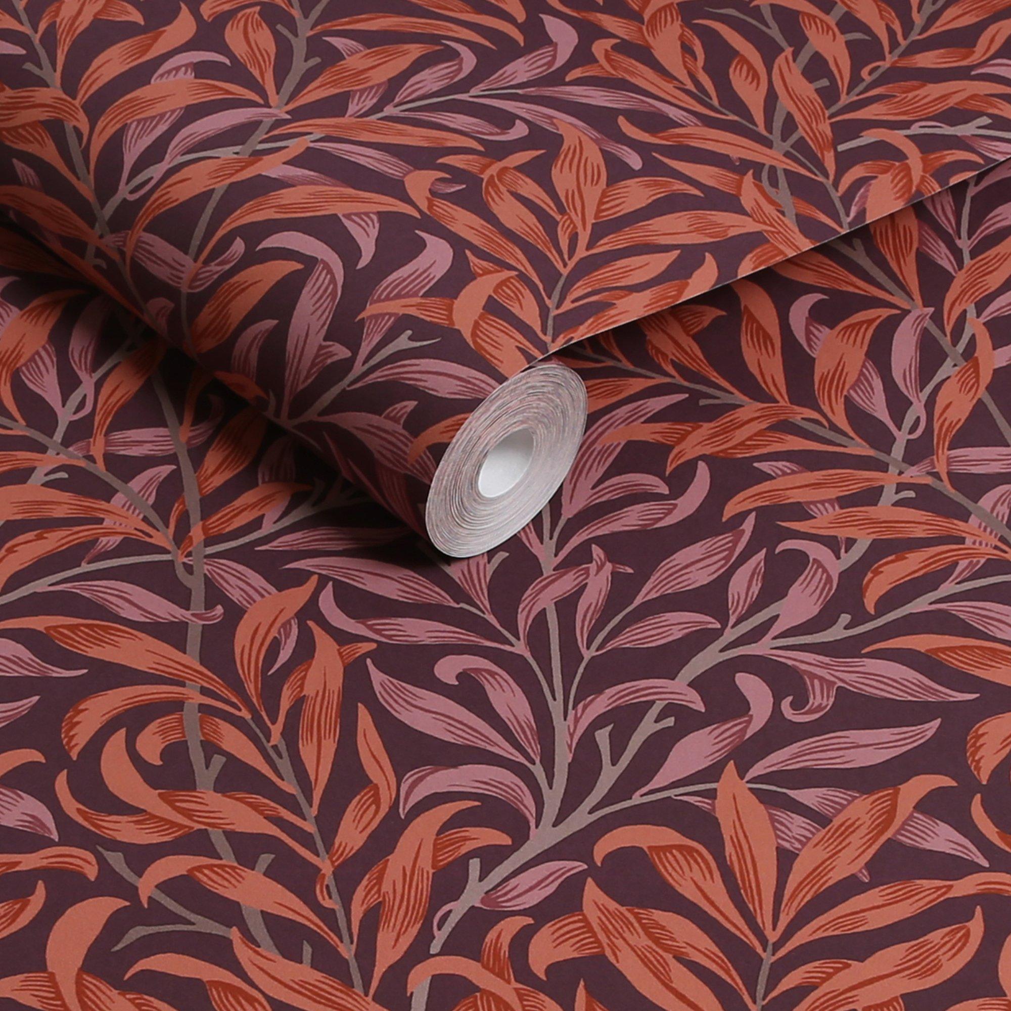 Plum - William Morris at Home - William Morris at Home Willow Bough Plum Wallpaper - 3