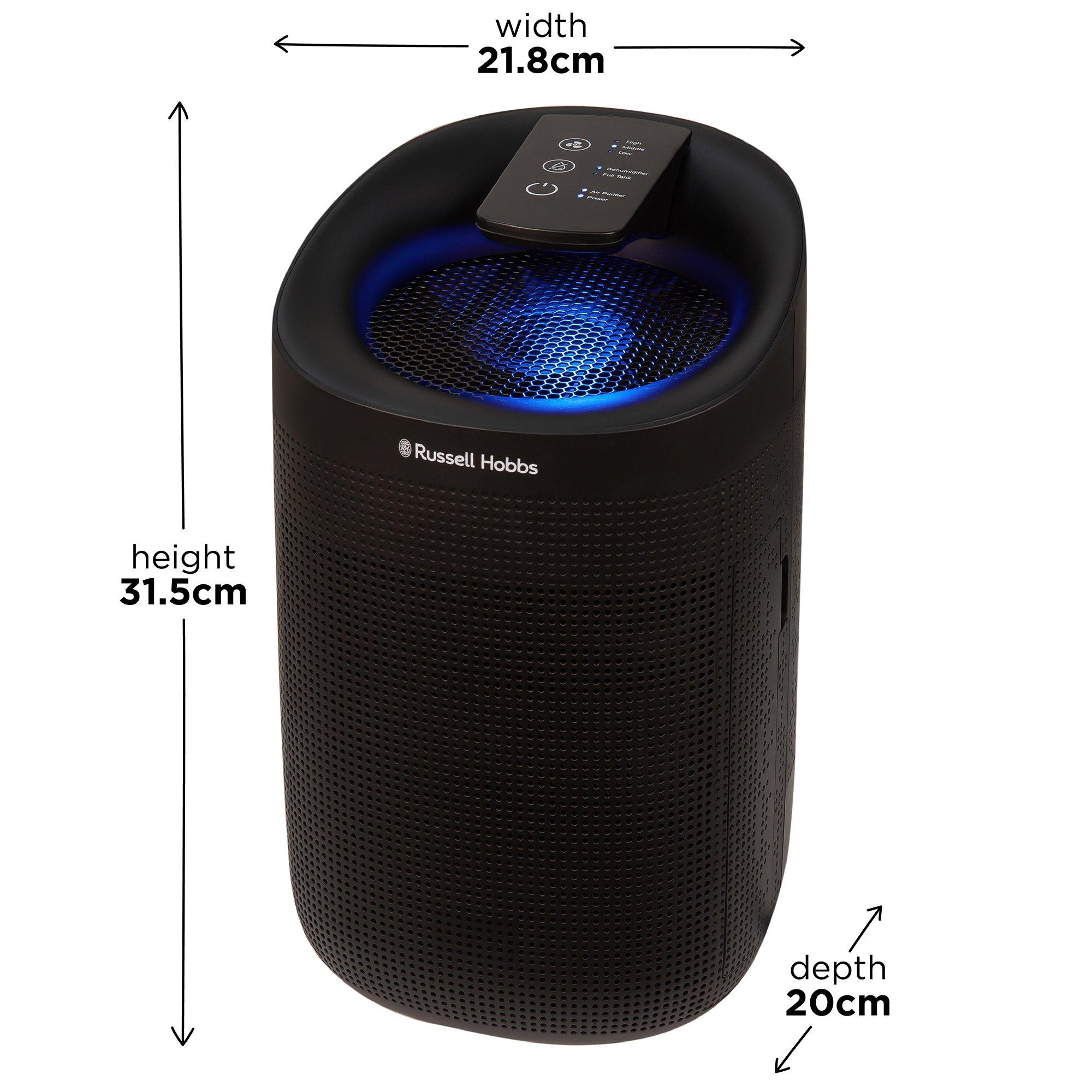 Black - Russell Hobbs - Russell Hobbs RHDH1101B  Air Purifier/Dehumidifier - 2