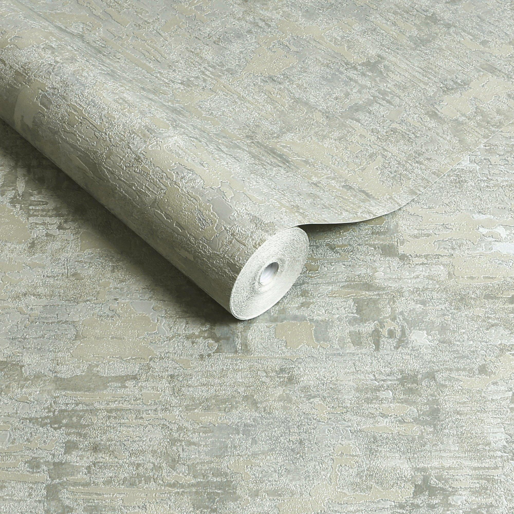 Sage - Boutique - Ornamental Texture Sage Plain Wallpaper - 3