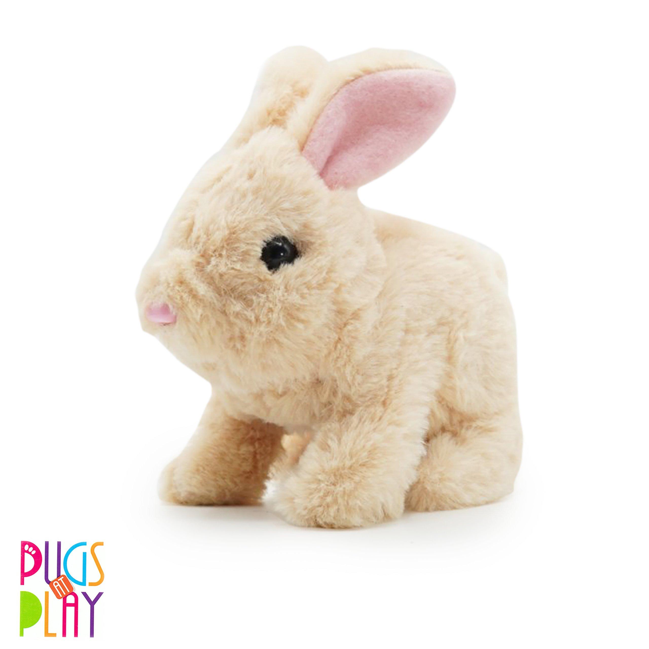 Multi - Pugs at Play - Cookie Jumping Rabbit Interactive Plush Toy - 2