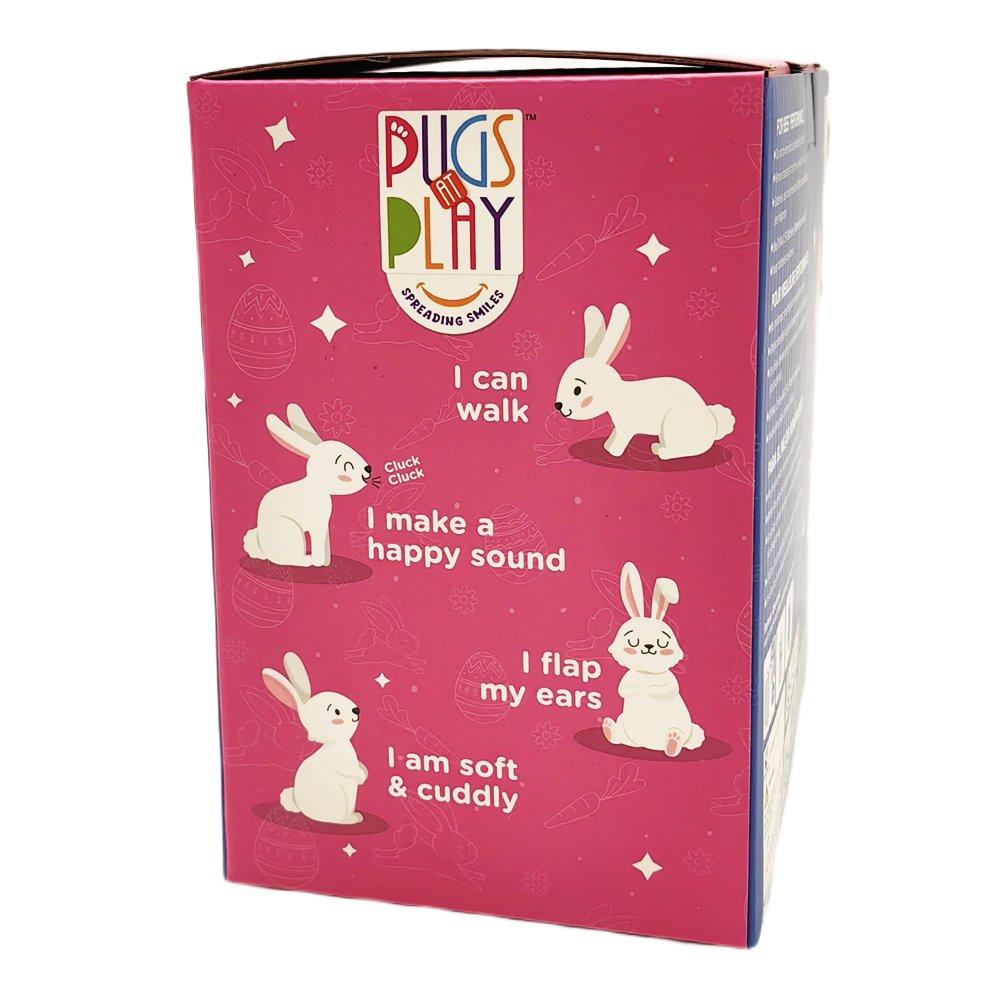 Multi - Pugs at Play - Cookie Jumping Rabbit Interactive Plush Toy - 7