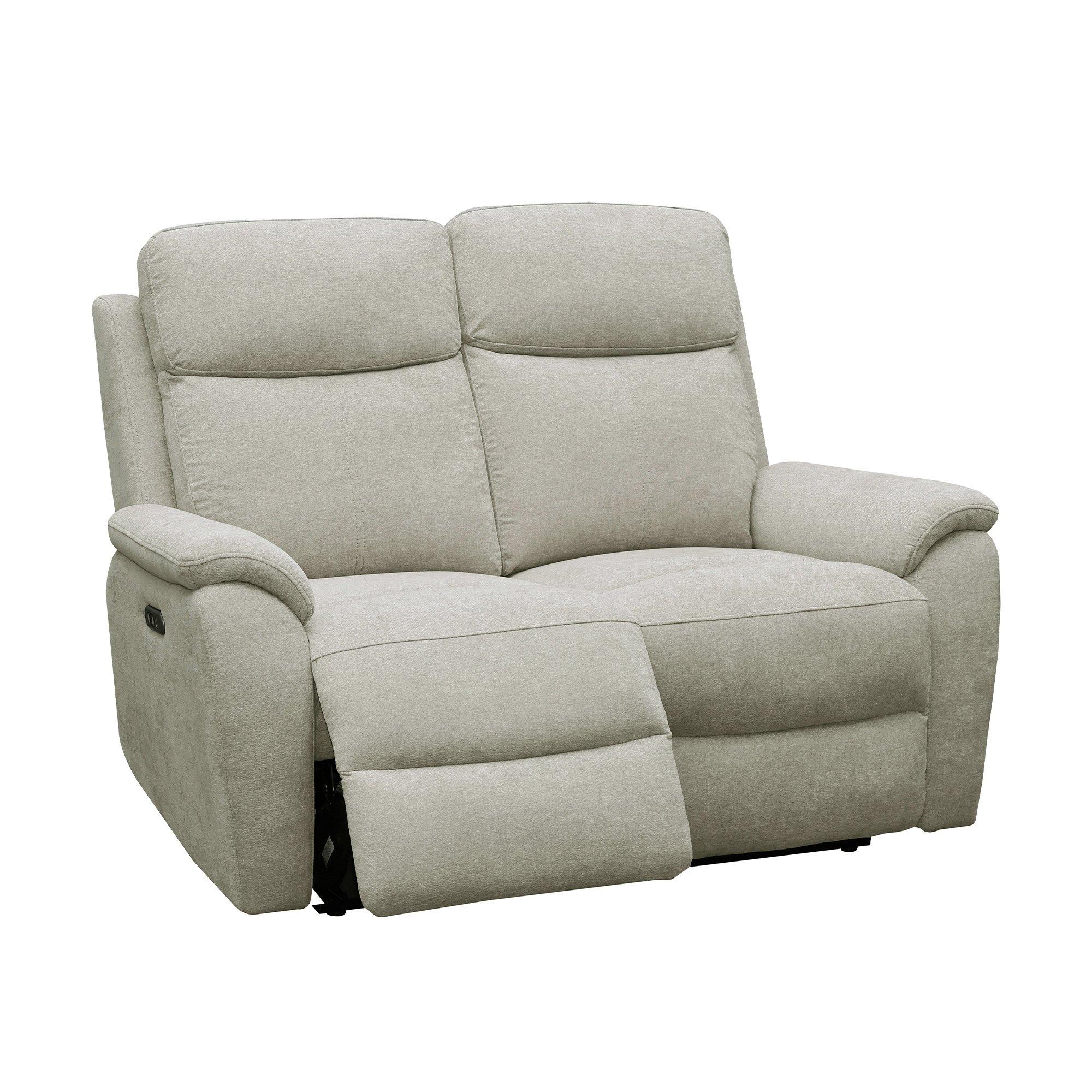 Grey - Aspire - Kingsmere 3 + 2 + 1 Power Recliner Sofa Suite, Che - 8